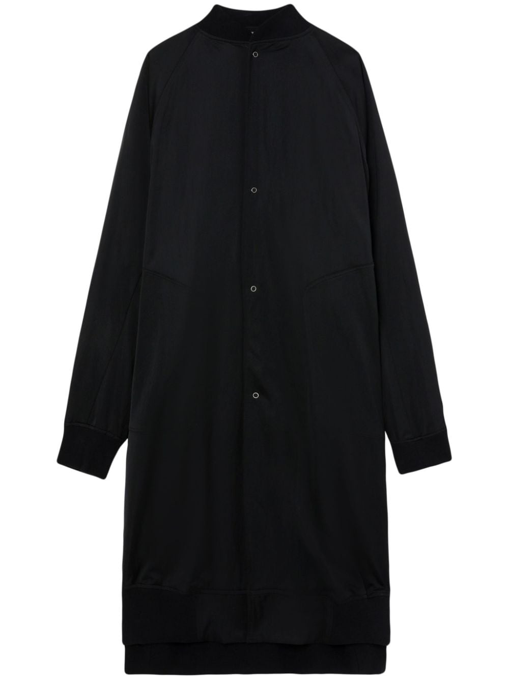 baseball-collar button-up coat - 1