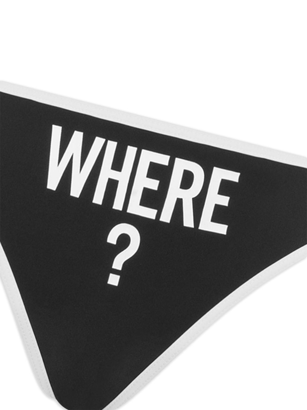slogan-print bikini bottoms - 2