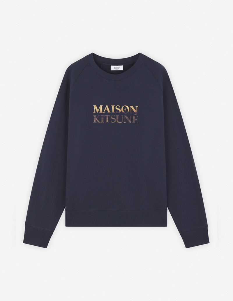 GRADIENT MAISON KITSUNE OVERSIZE SWEATSHIRT - 1