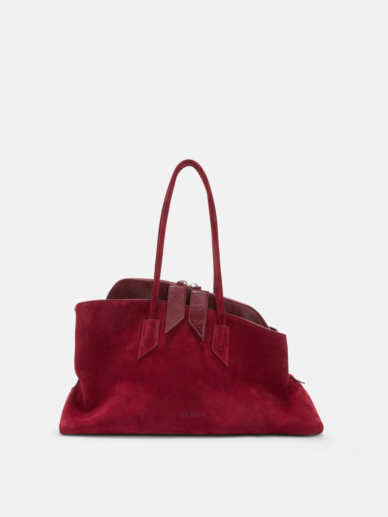 "LA PASSEGGIATA MEDIUM" CHERRY RED TOP HANDLE 1