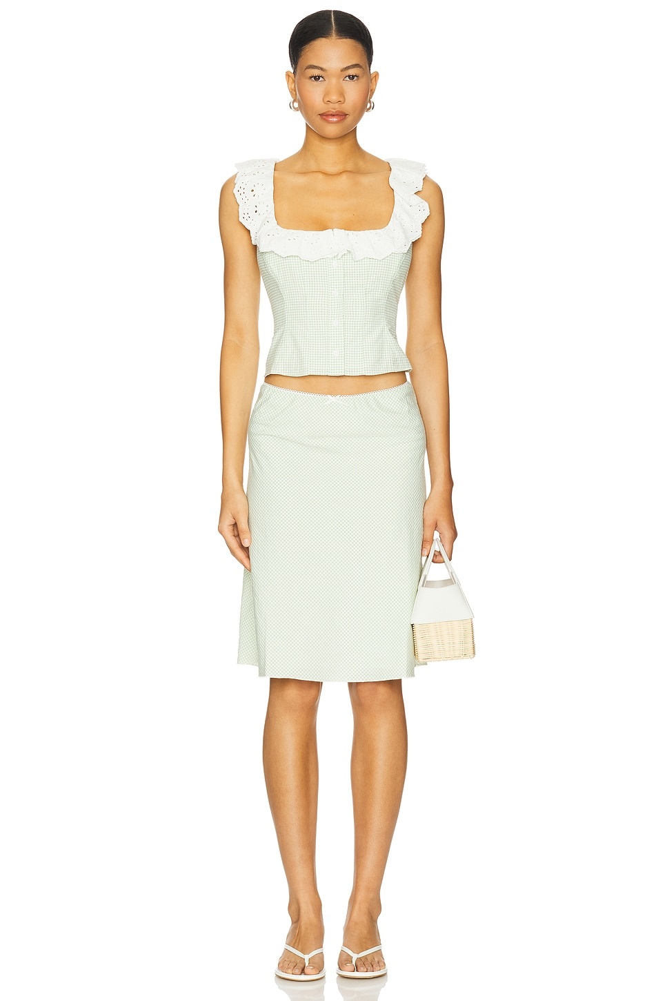 Gingham Paloma Skirt - 5