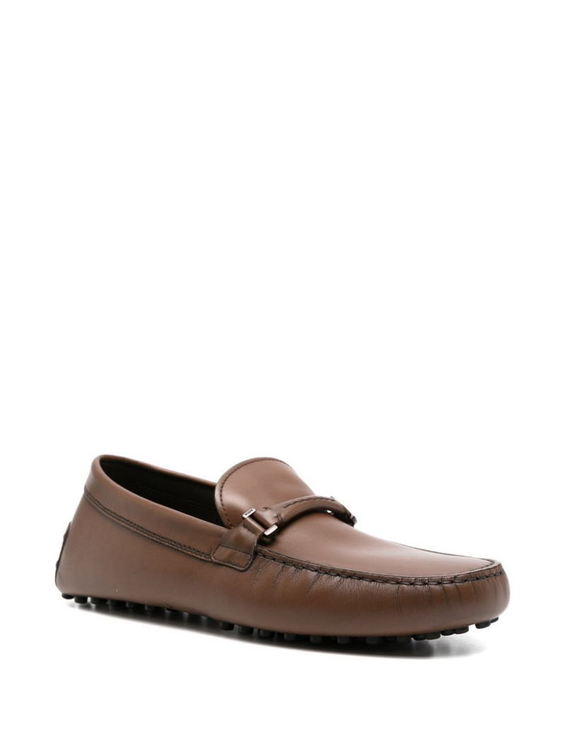 Tod's leather loafers outlook