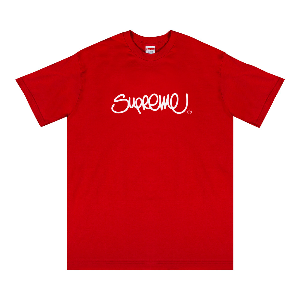 Supreme Handstyle Tee 'Red' - 1