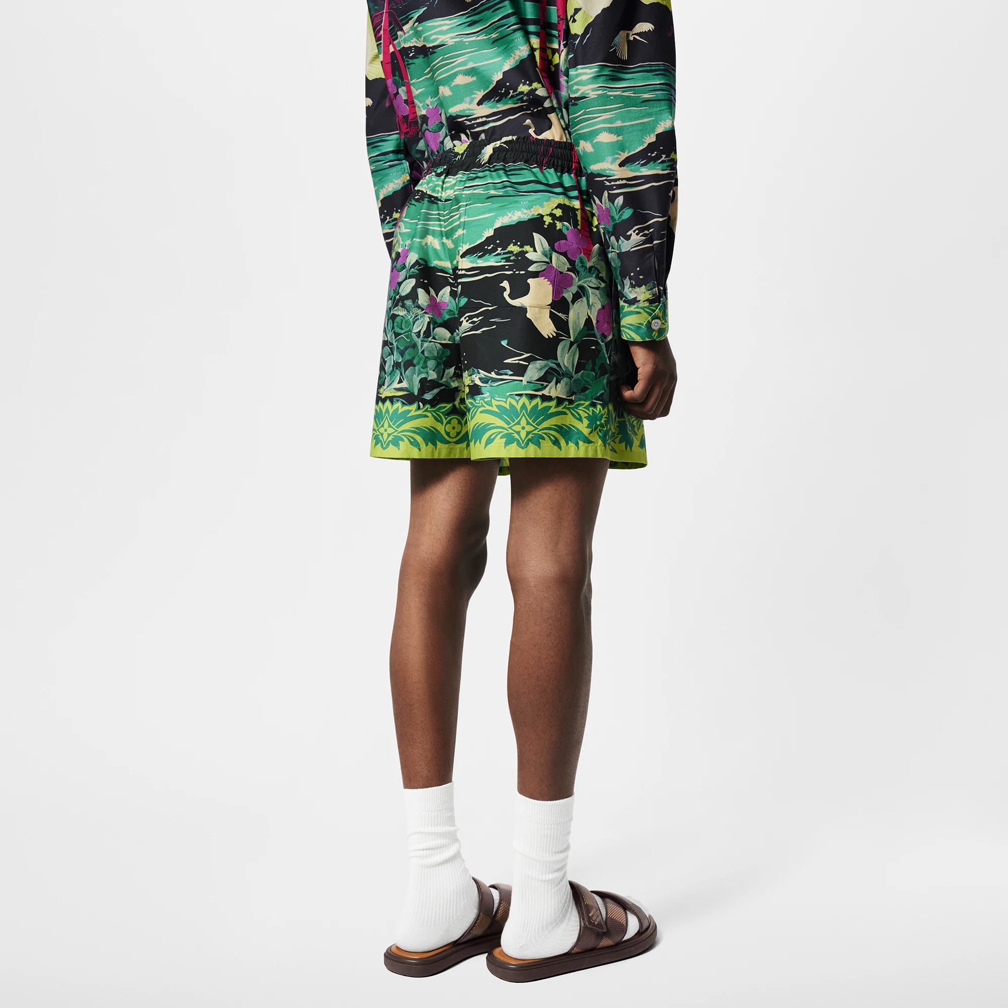Drawstring Cotton Shorts - 5