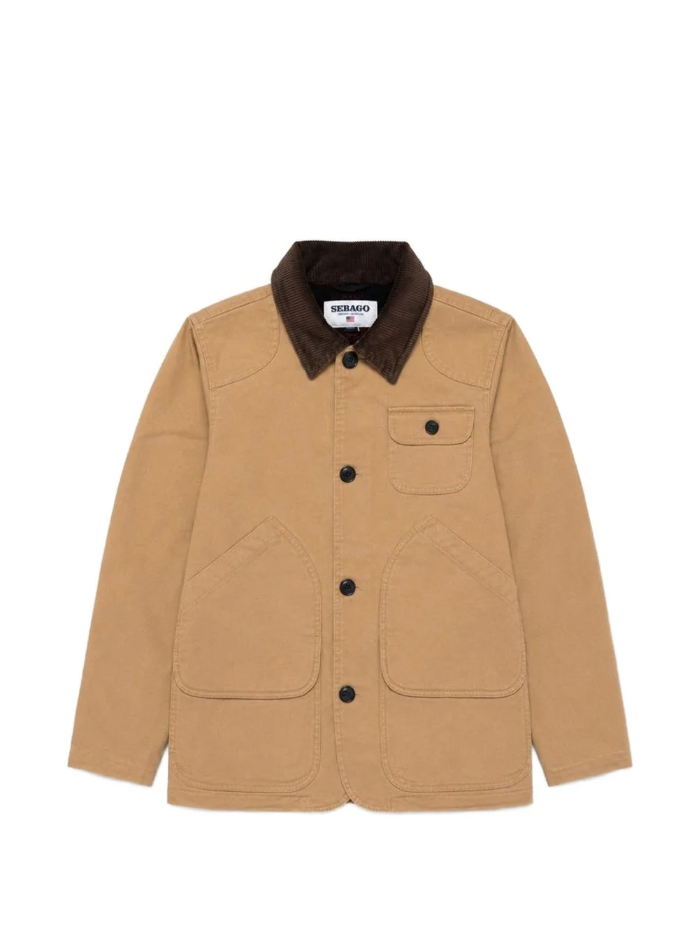 Tenny corduroy-collar jacket - 1