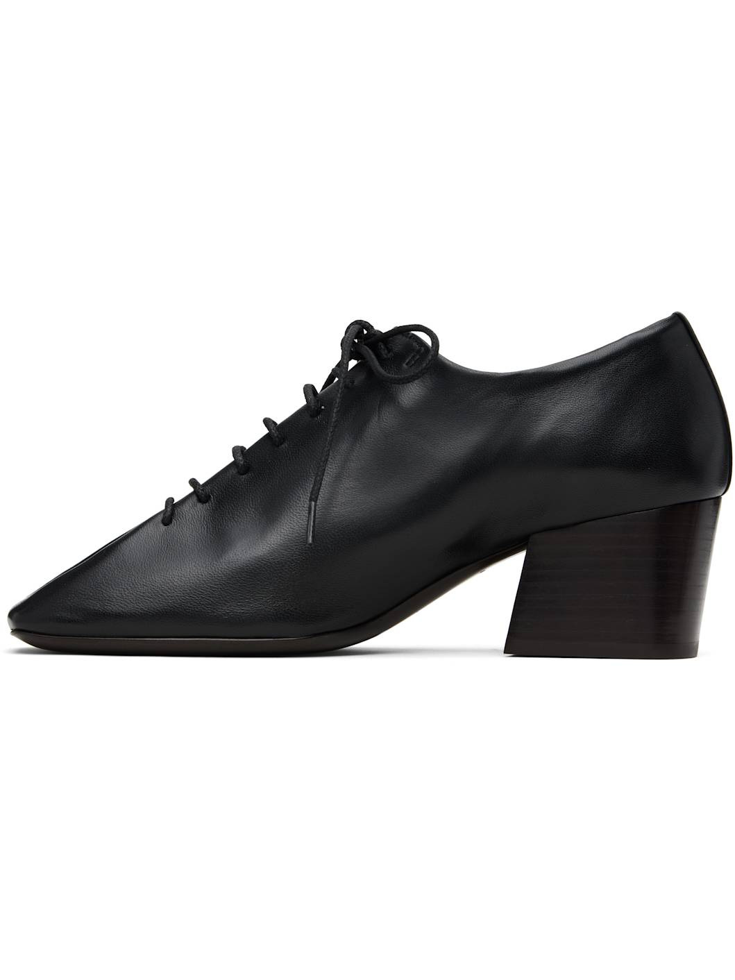 Black Souris Classic Derby Heels - 3