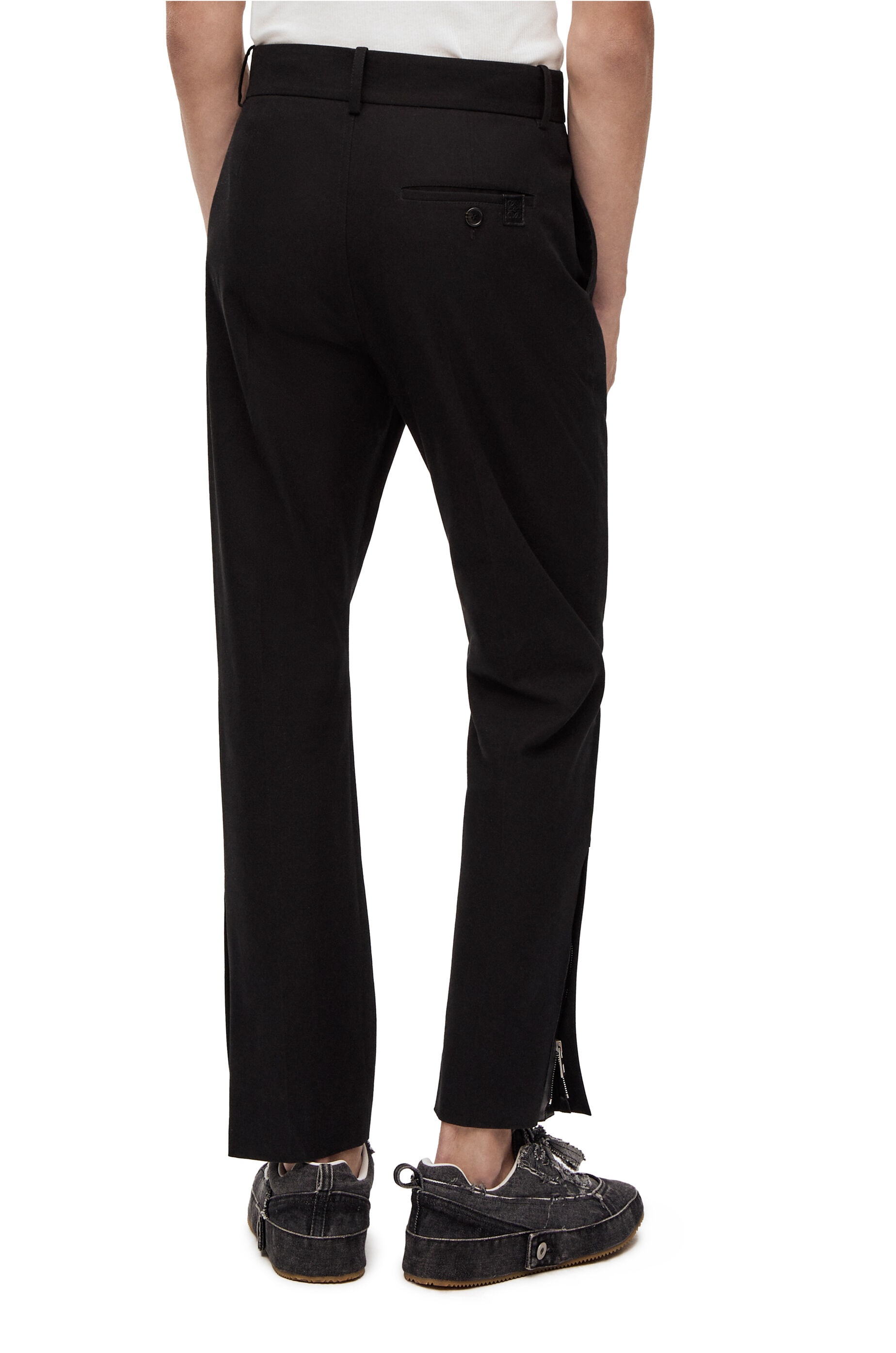 Slim trousers in cotton - 4