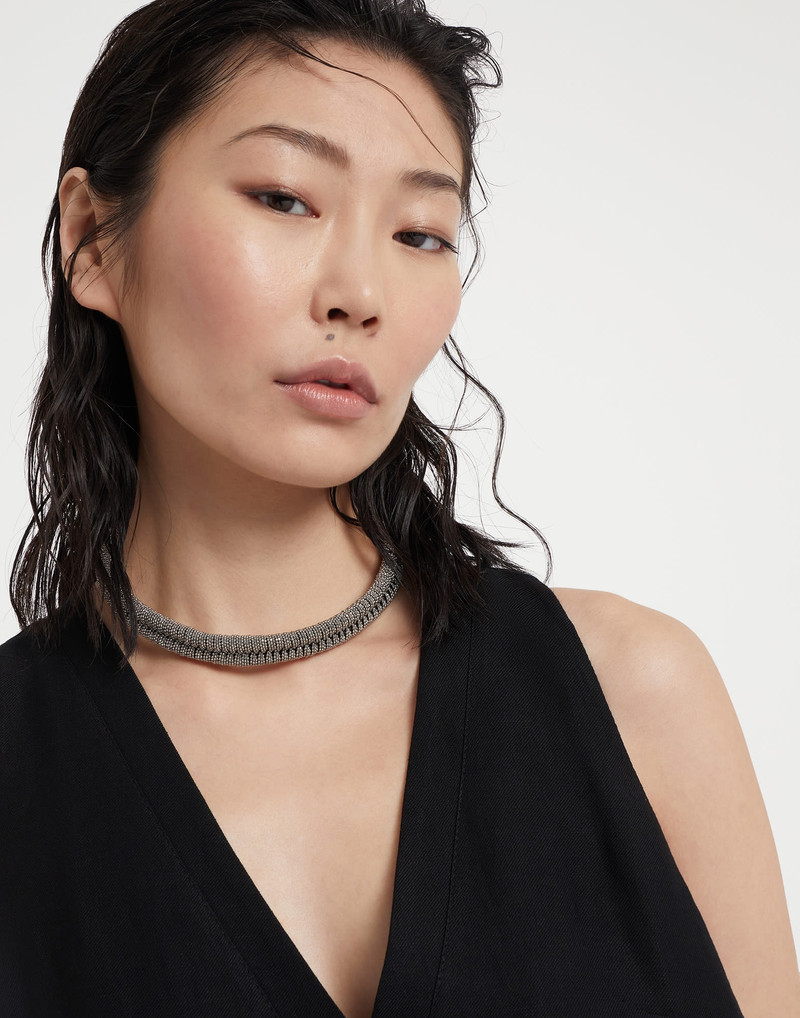 Precious braided choker 3