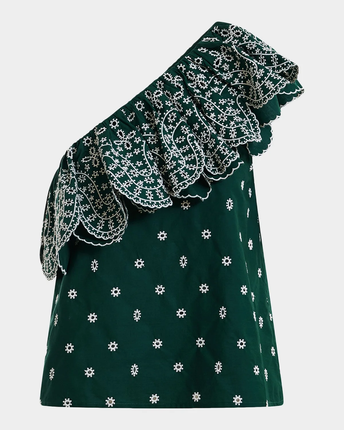 Kath Embroidered Asymmetric Blouse - 1