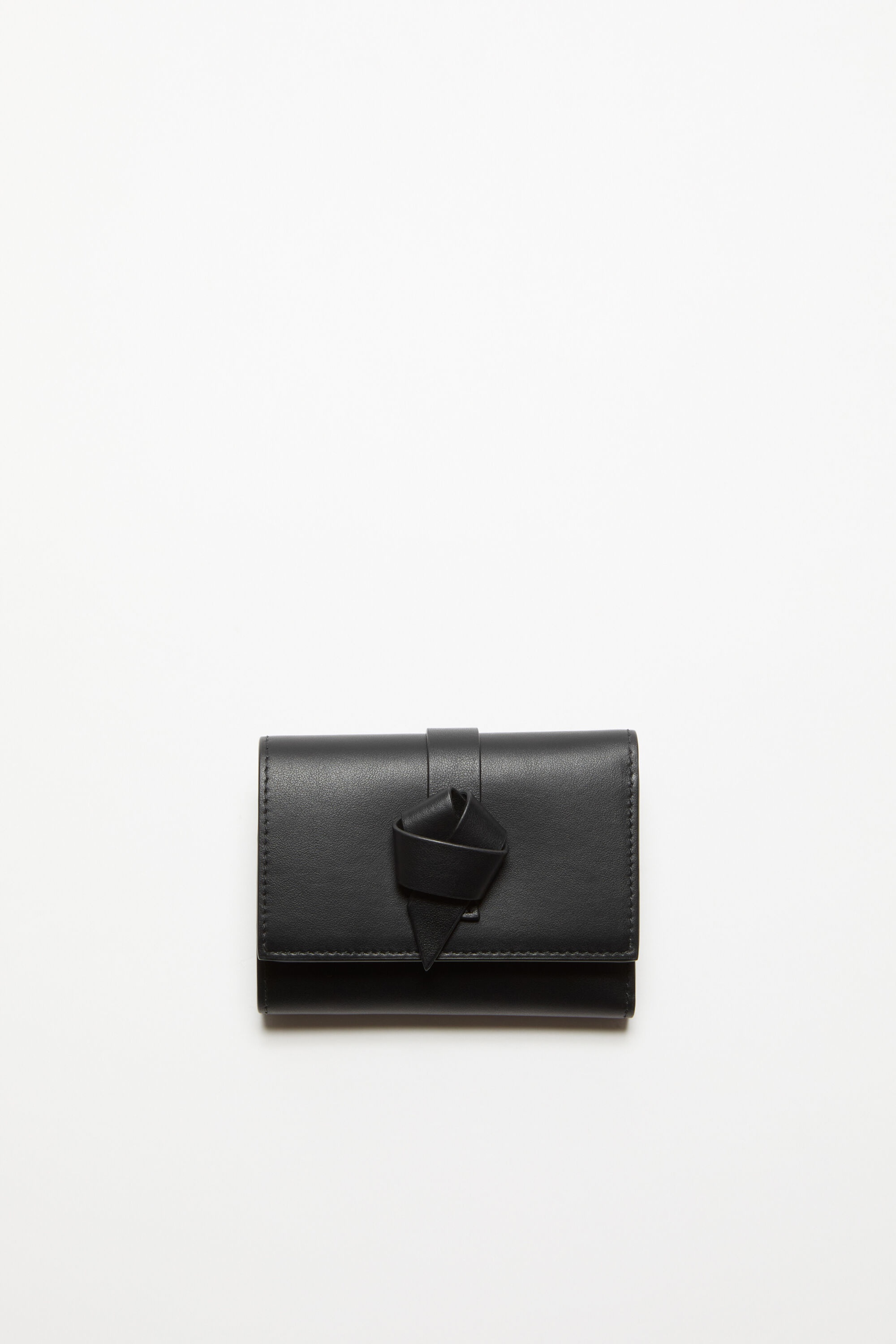 Musubi folded wallet - Black - 1