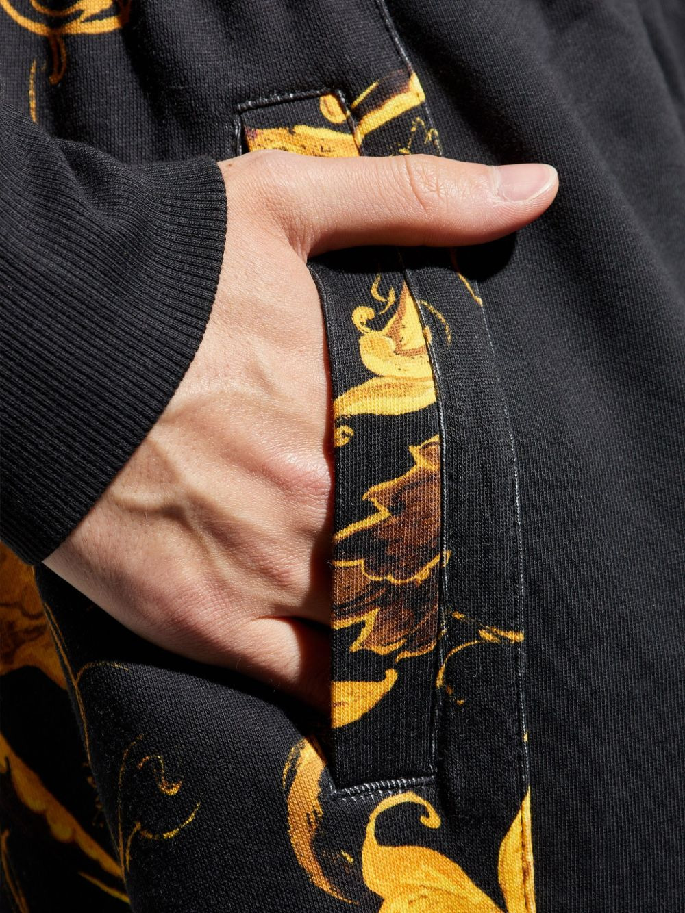 Barocco-print track pants - 5