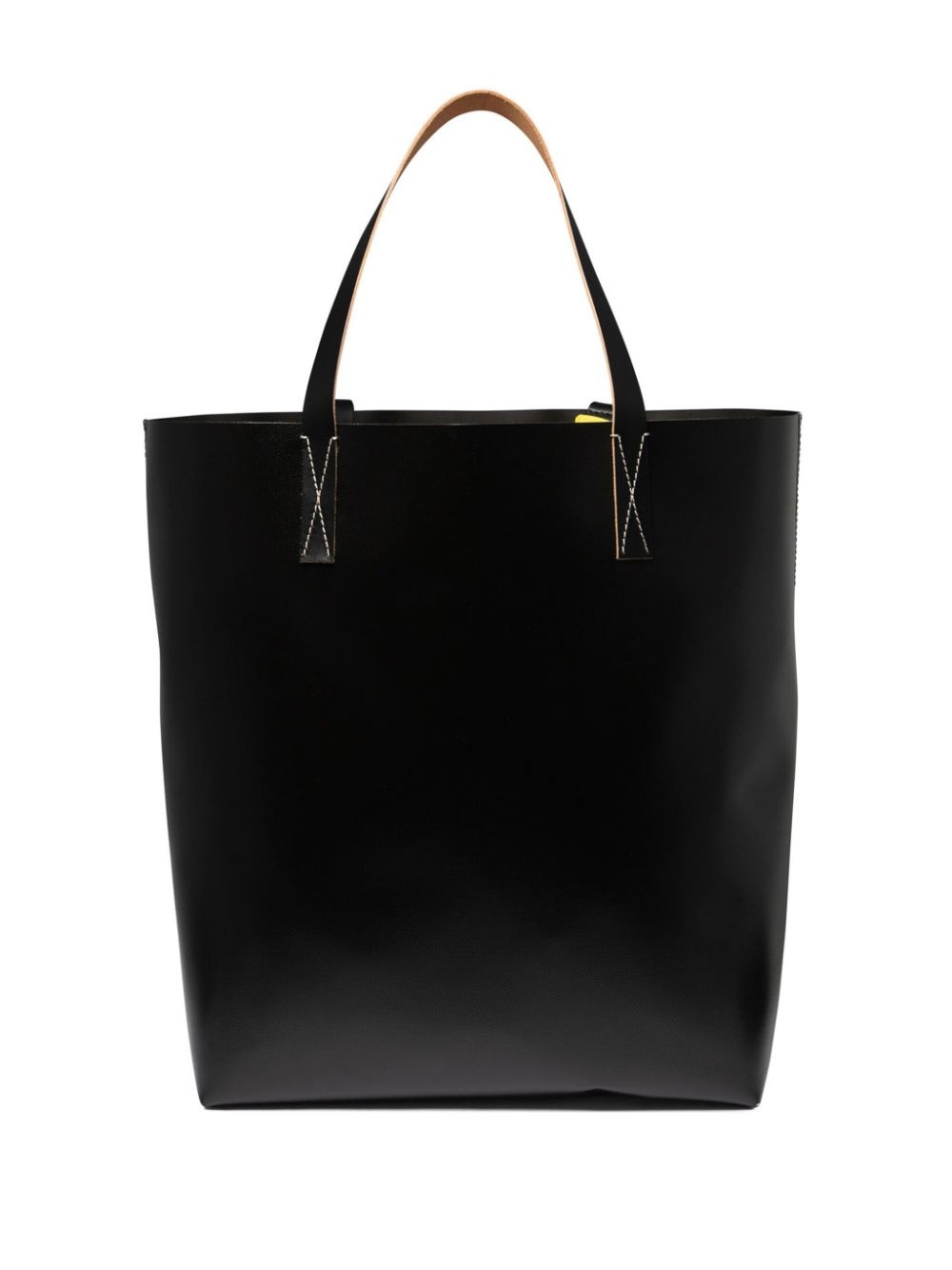logo-print leather tote bag - 2