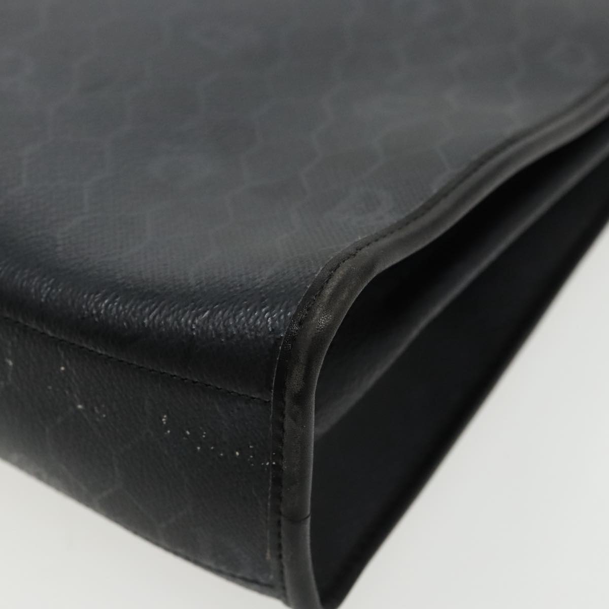 DIOR Honeycomb Canvas Hand Bag Black Gold - 16
