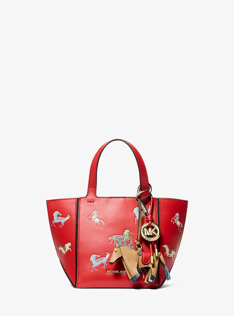 Leather Horse Bag Charm 3