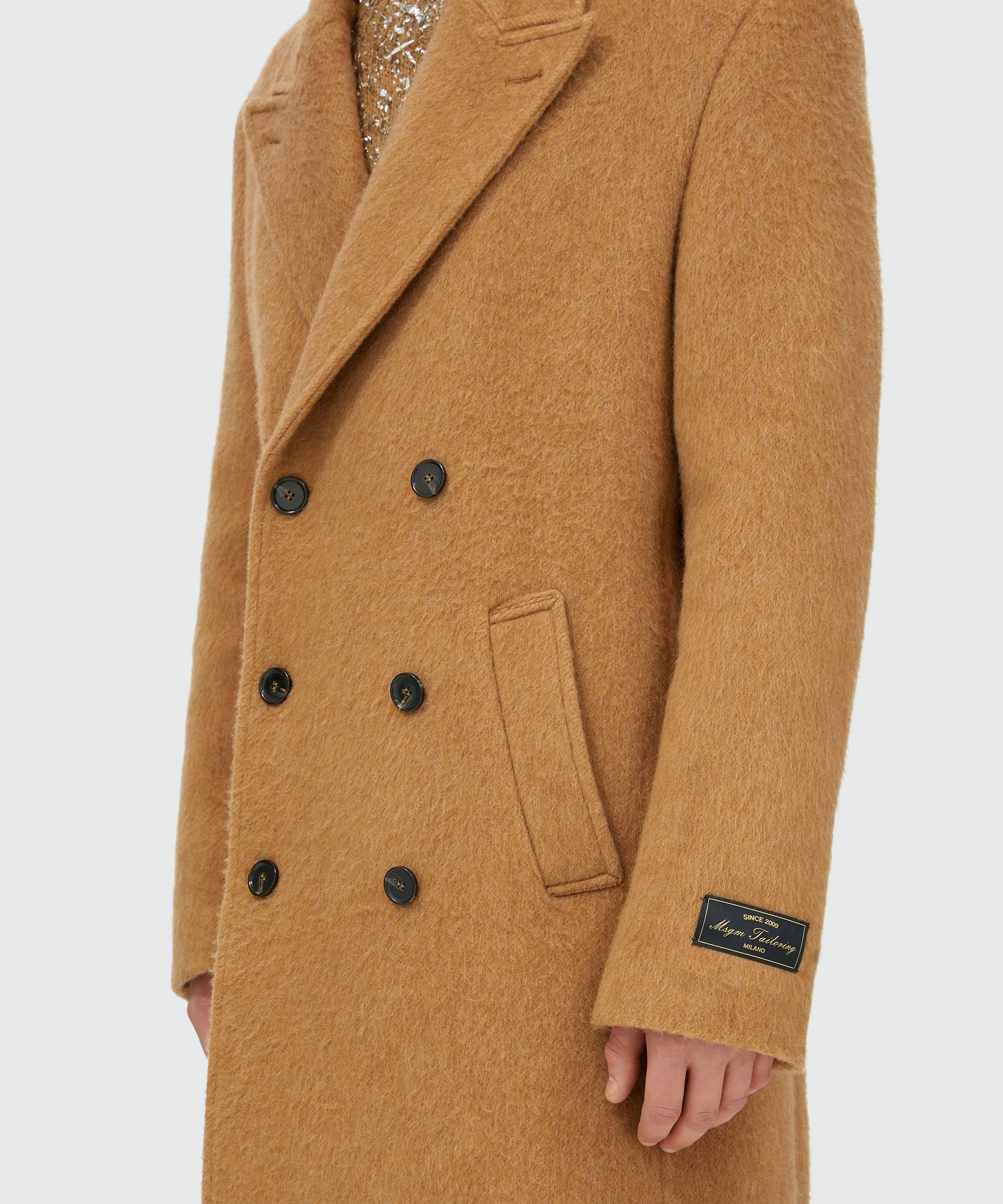 MSGM Tailoring combed-wool long coat - 5