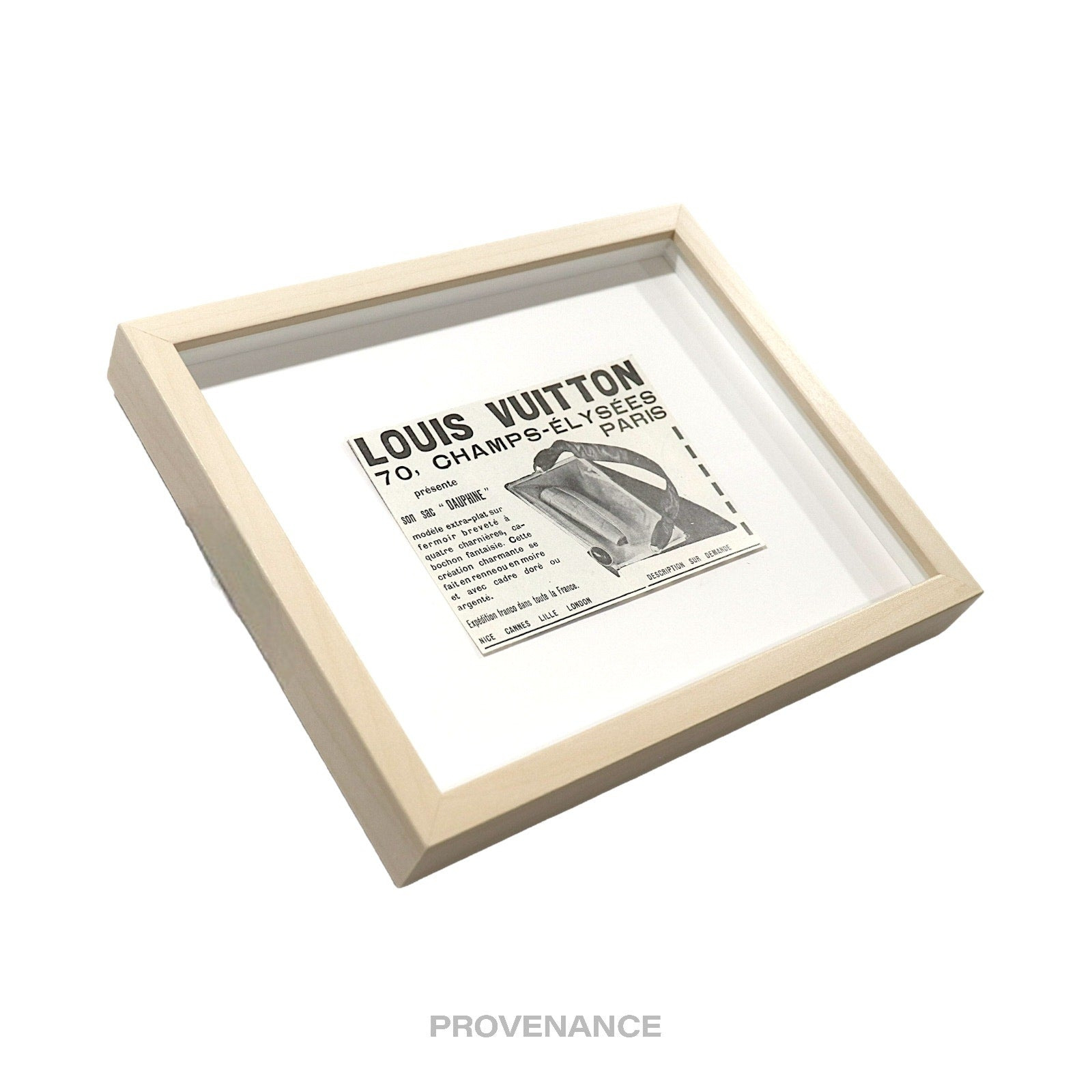 Louis Vuitton Antique Vintage Newsprint Ad - DAUPHINE - 2