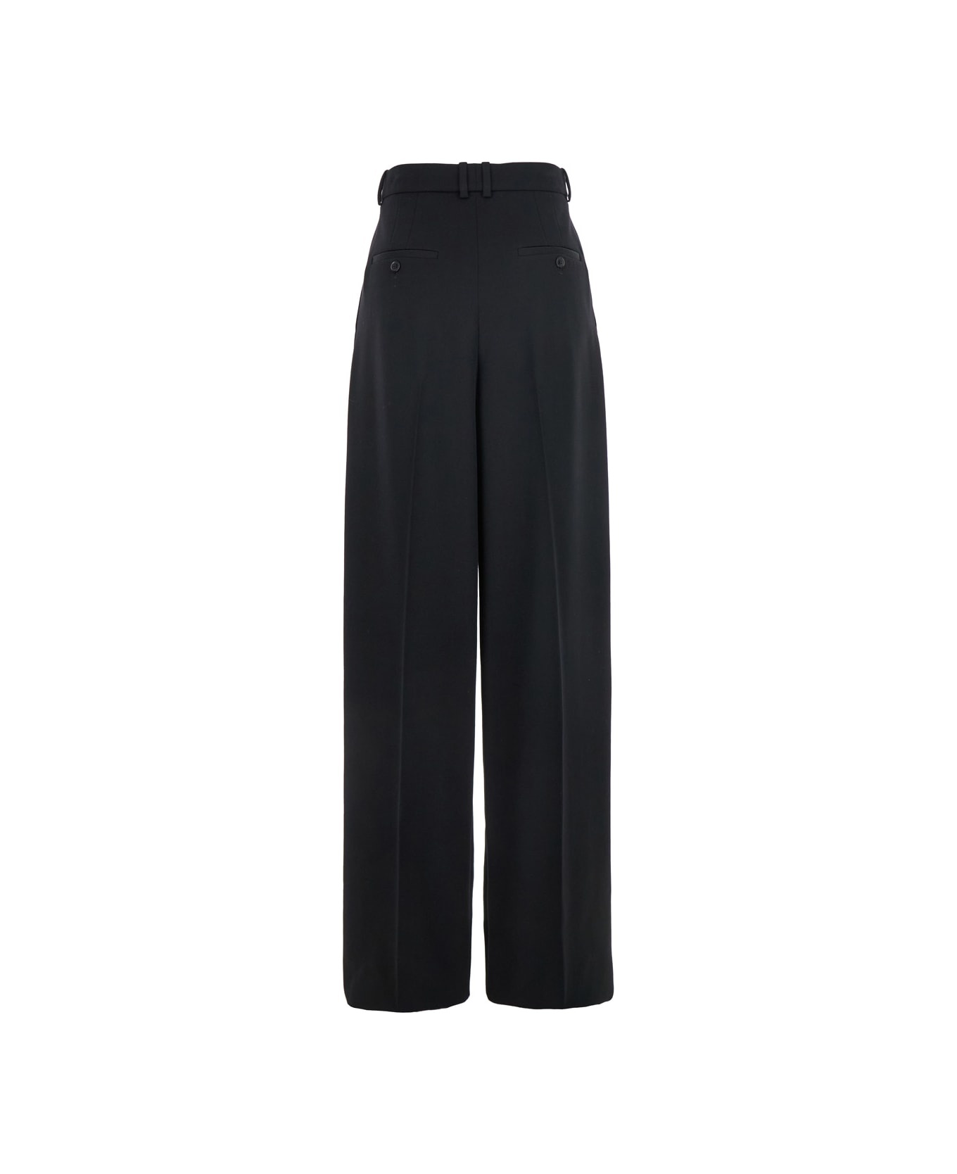 Black Wool Pant - 2