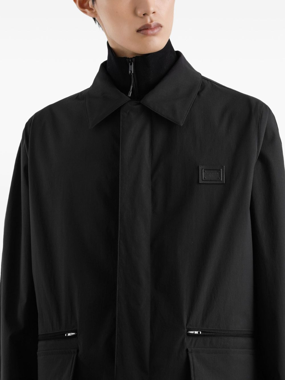 single-breasted trench coat - 4