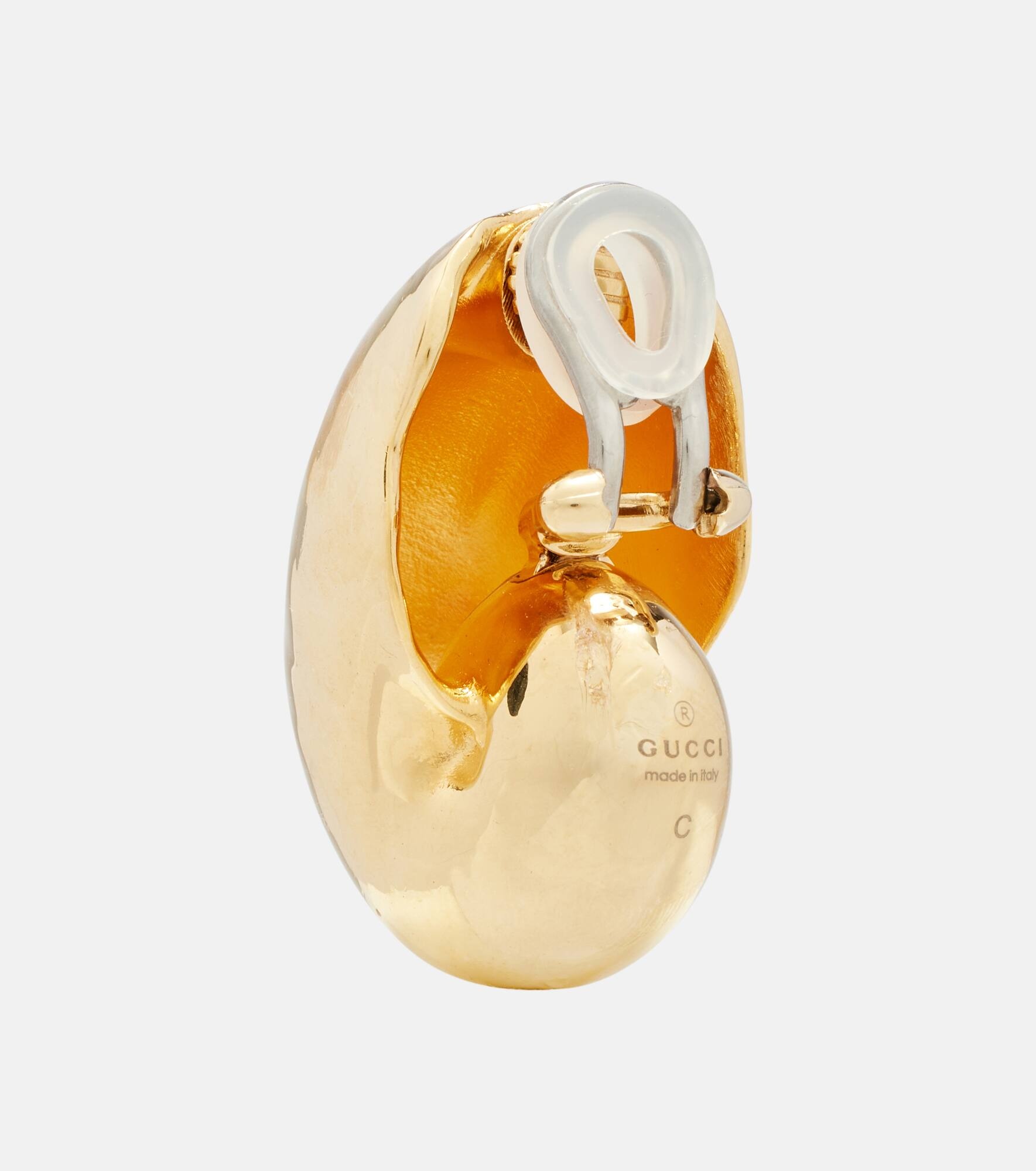 Shell Interlocking G earrings - 5