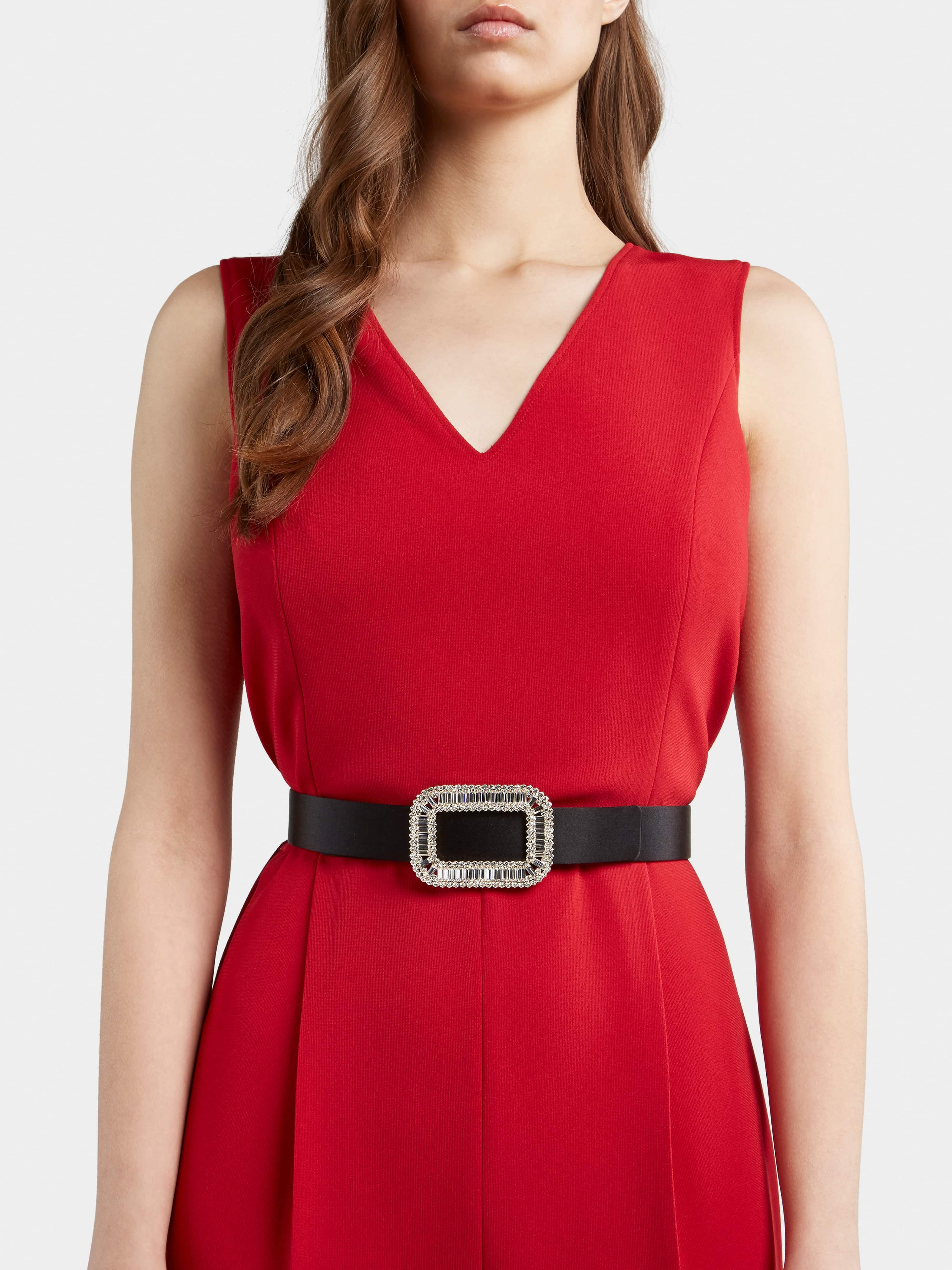 Pilgrim Buckle Belt in Satin - 3