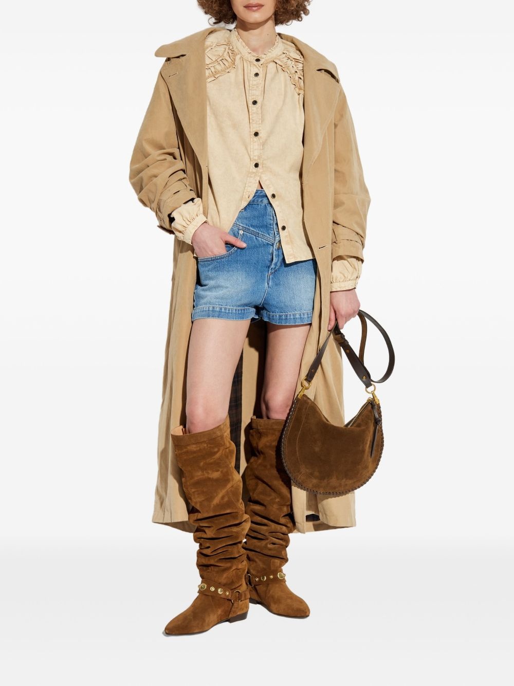 ruffled cotton shirt - 2
