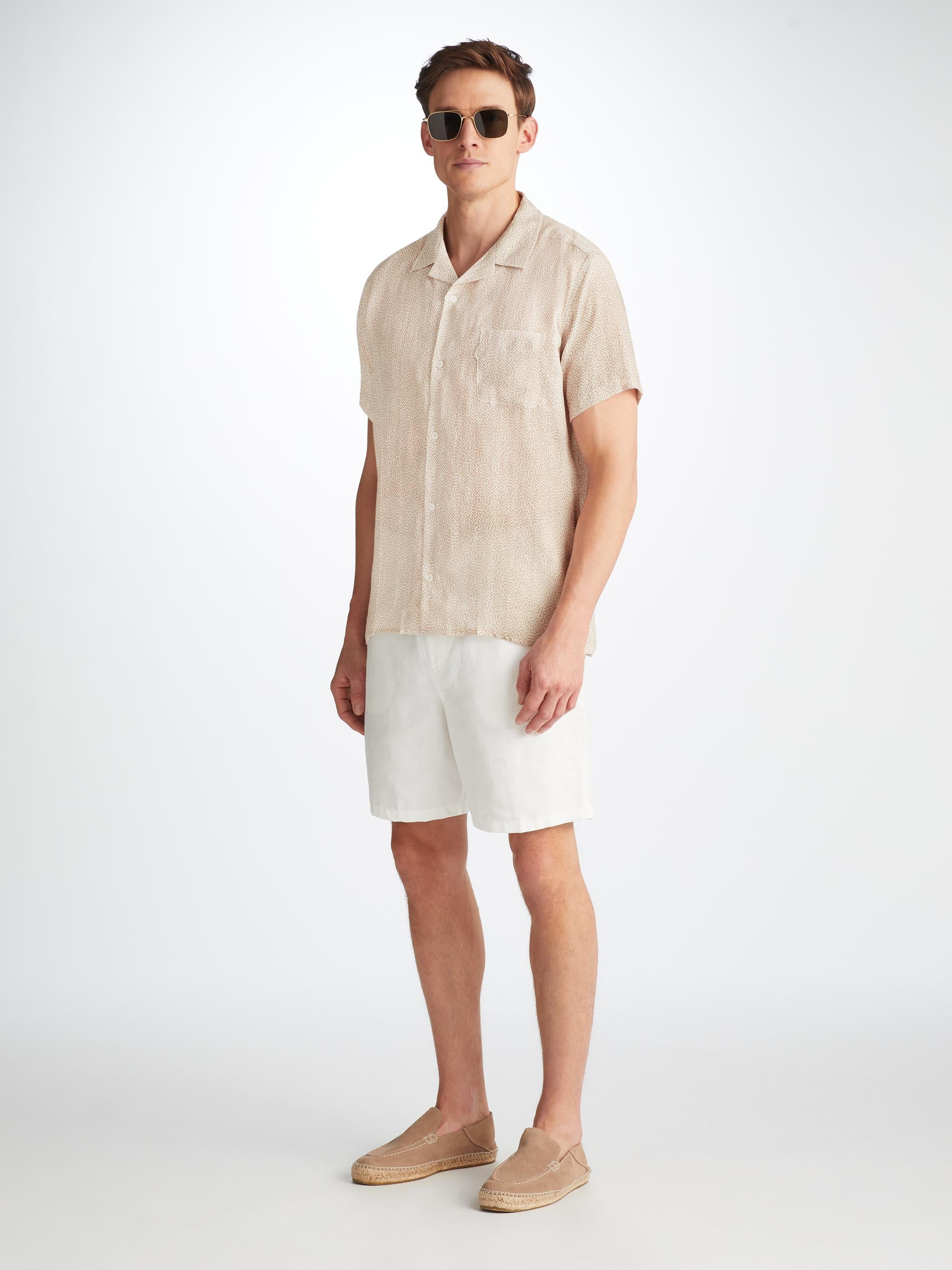 Men's Shirt Milan 24 Linen Sand - 3