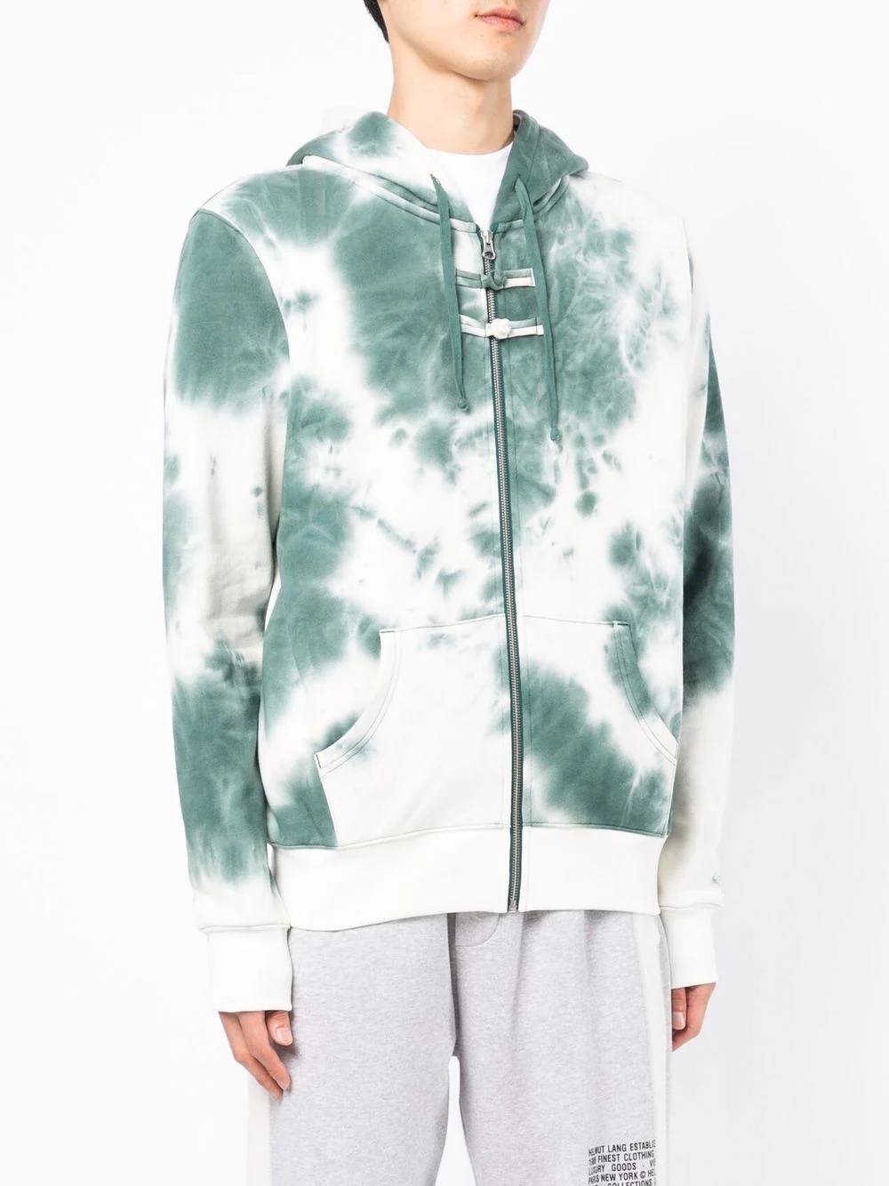 tie-dye zip-up hoodie - 3