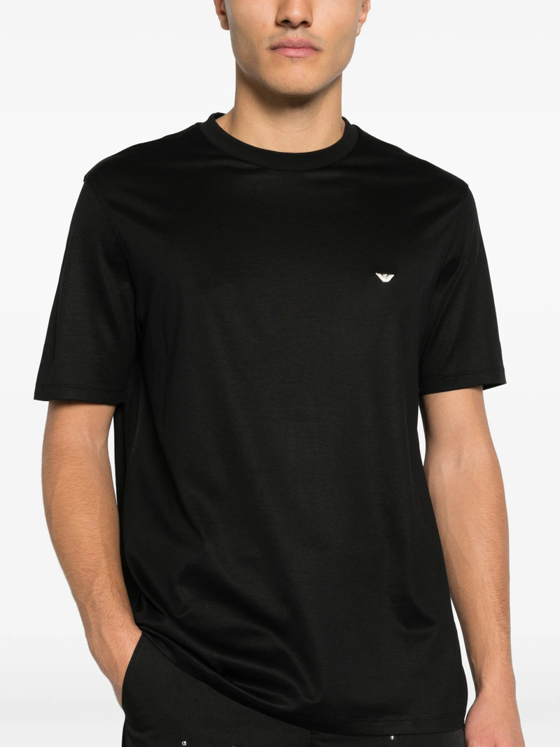 EMPORIO ARMANI Emporio Armani Logo-embroidered T-shirt outlook