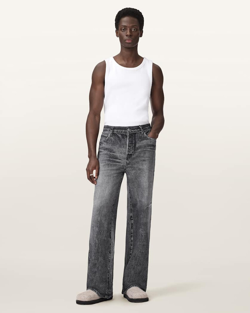 LENNY ILLUSION OF DENIM WIDE LEG PANTS 5