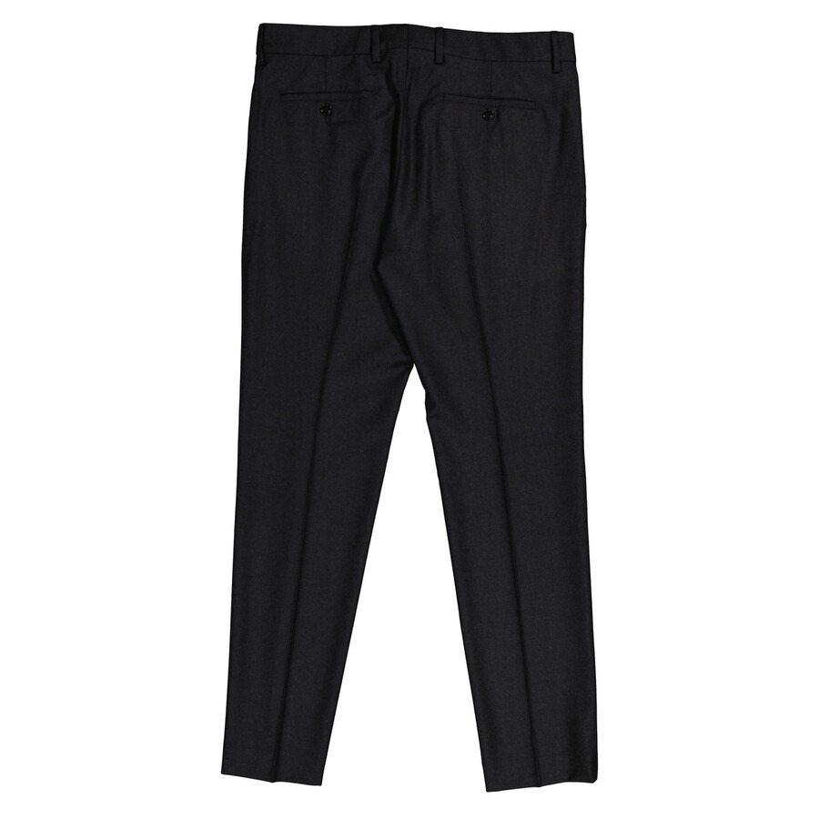 Ami Paris Men's Gris Chine Cigarette Pants - 4