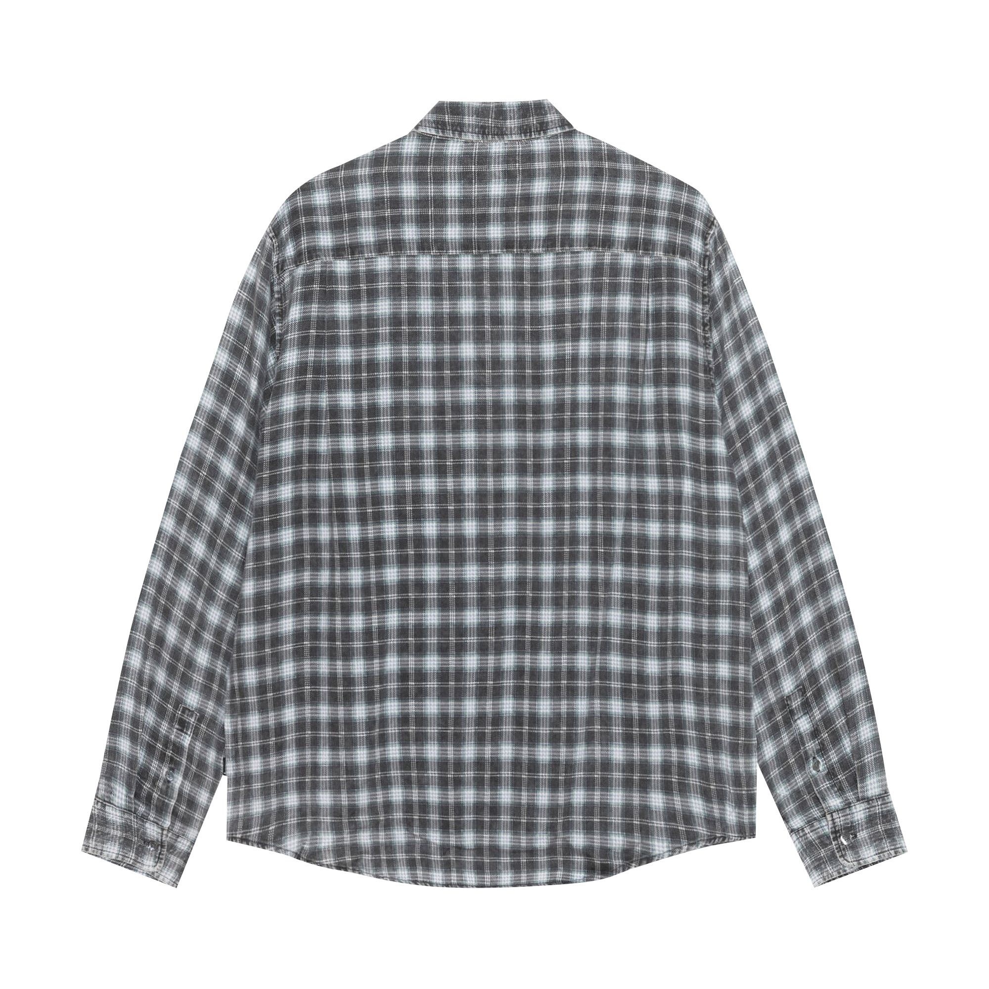 Stussy Matthew Printed Plaid Shirt 'Blue' - 2