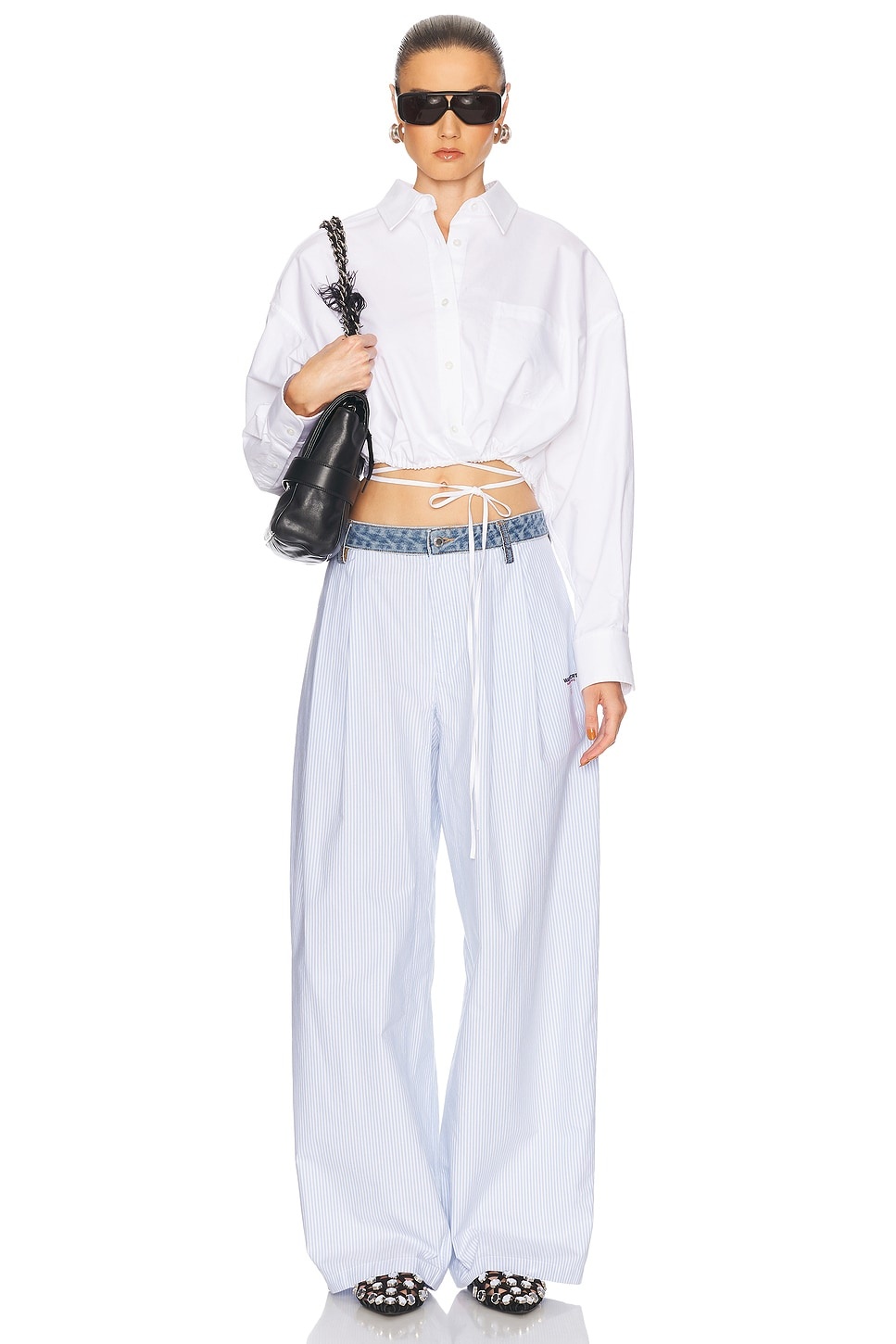 Denim Waistband Pant - 5