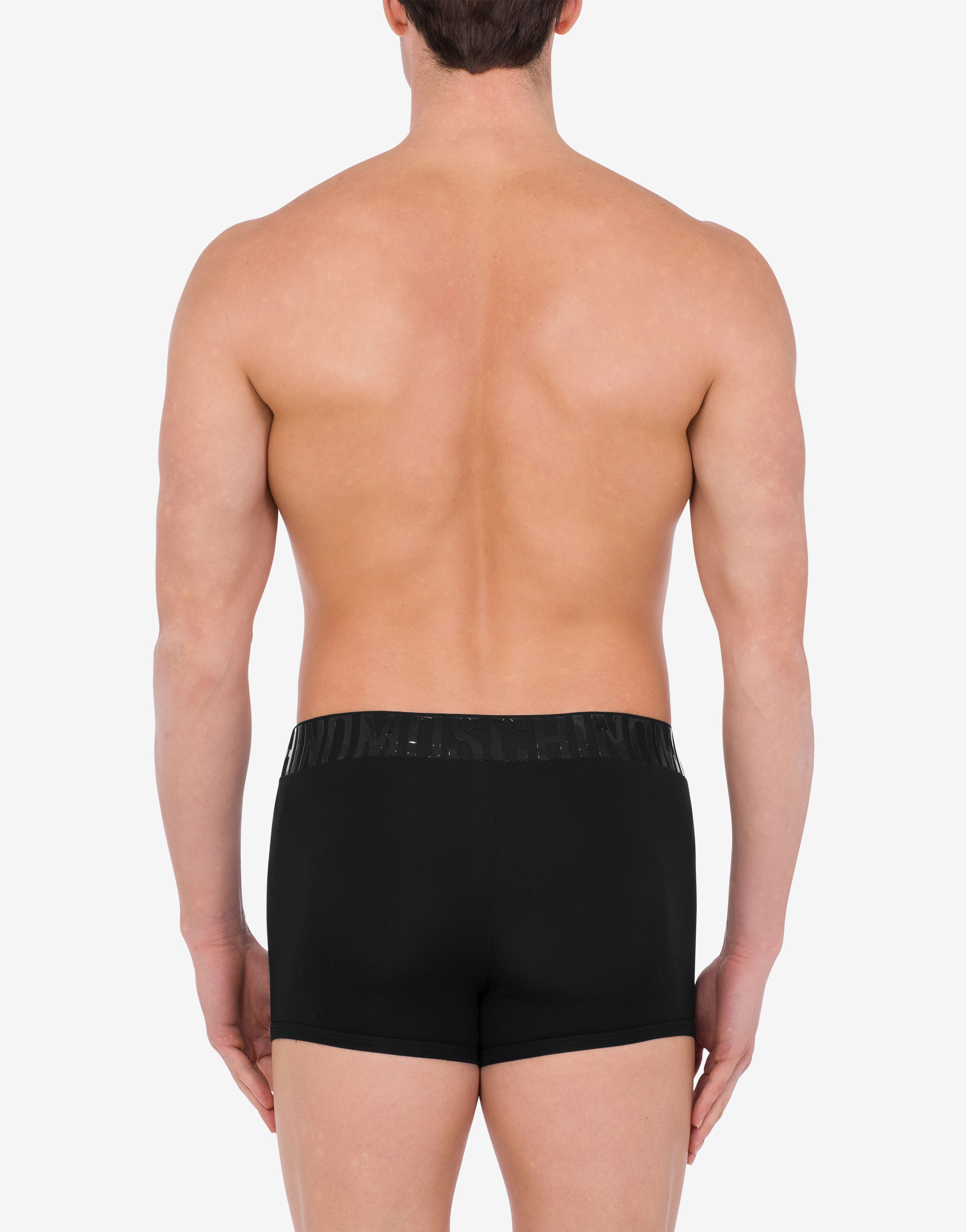 SHINY LOGO STRETCH JERSEY BOXERS - 3