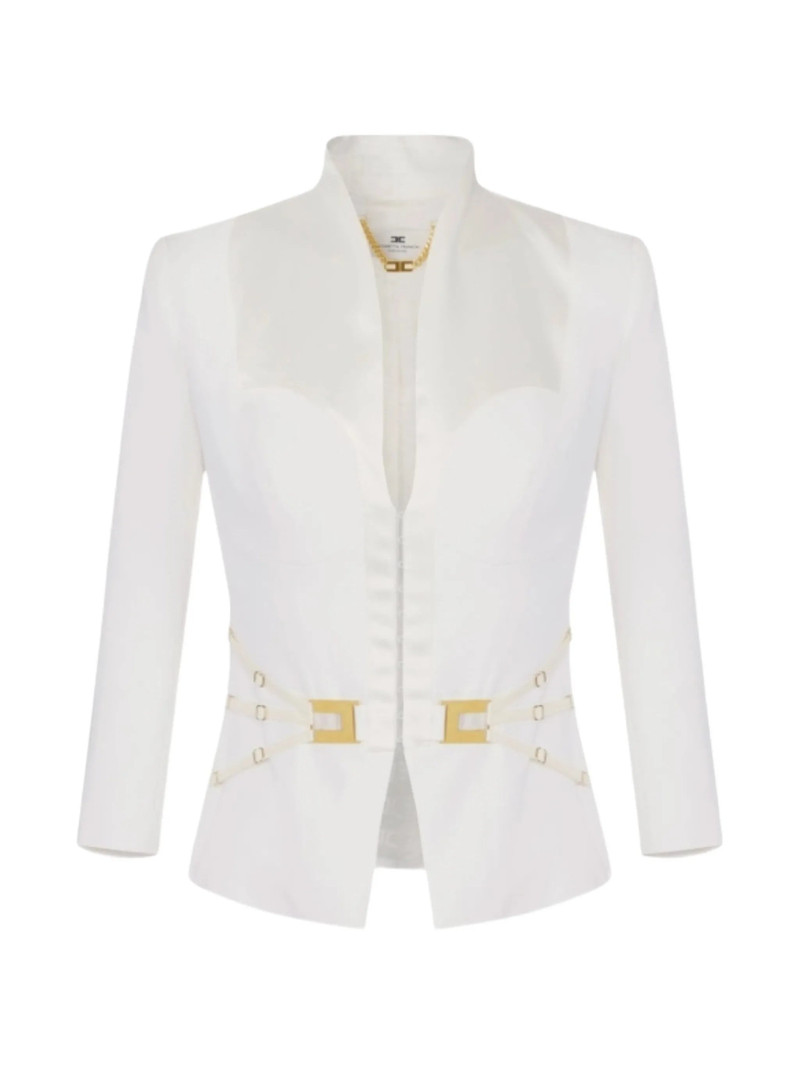 Elisabetta Franchi Gold-tone Hardware Blazer 1