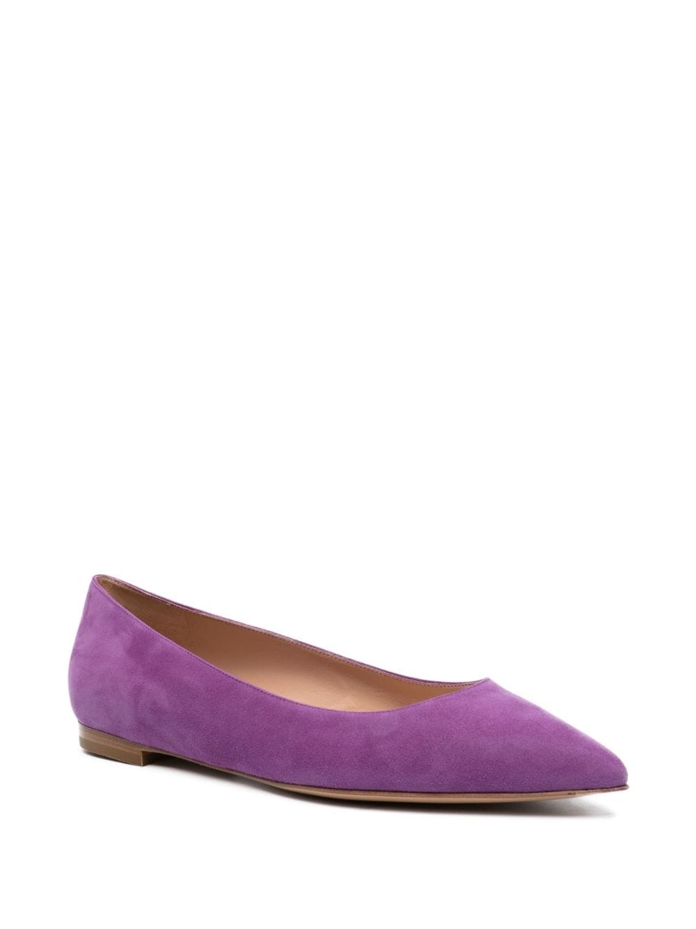 poined-toe flat ballerina shoes - 2