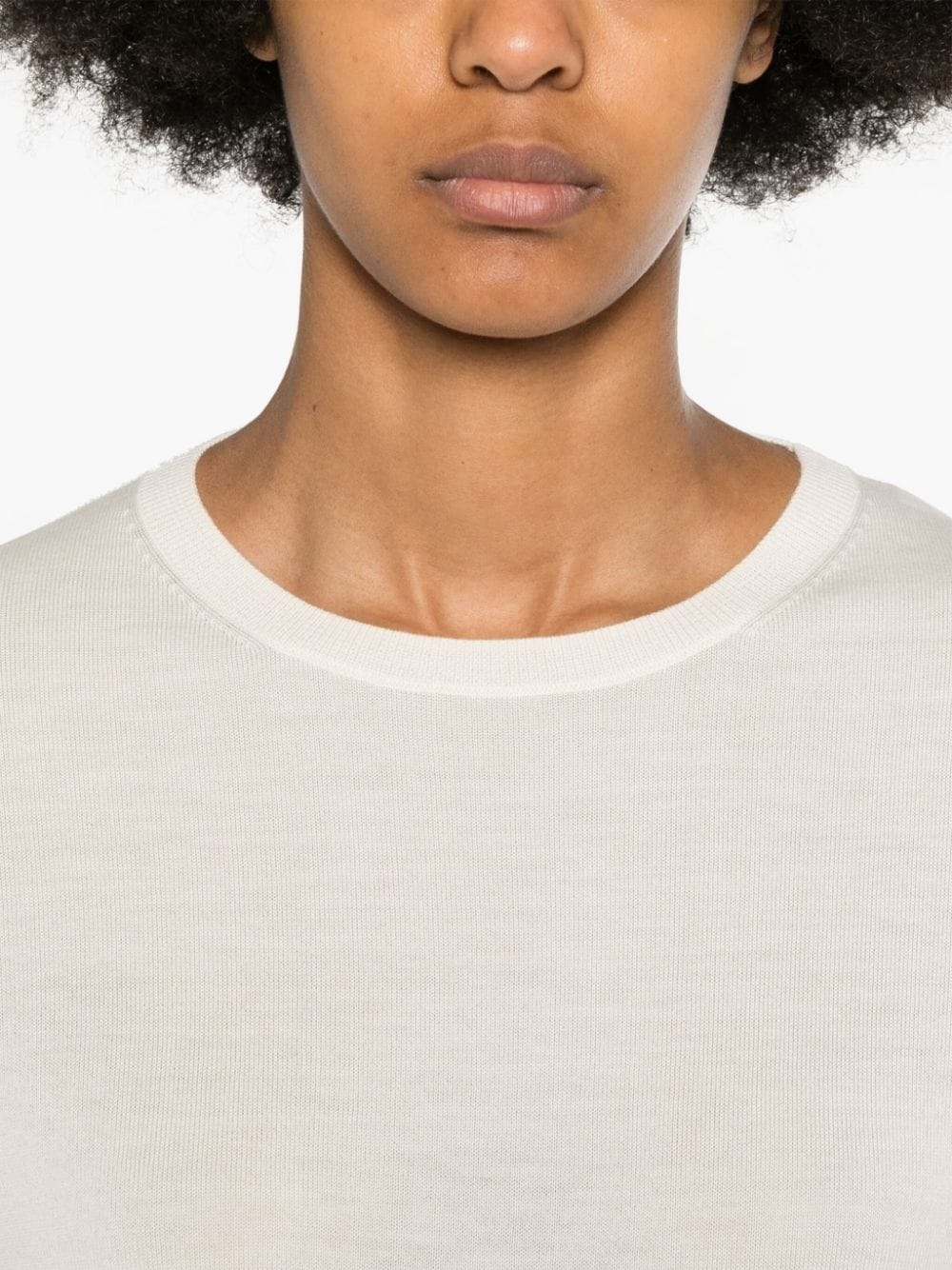 fine-knit virgin wool jumper - 5