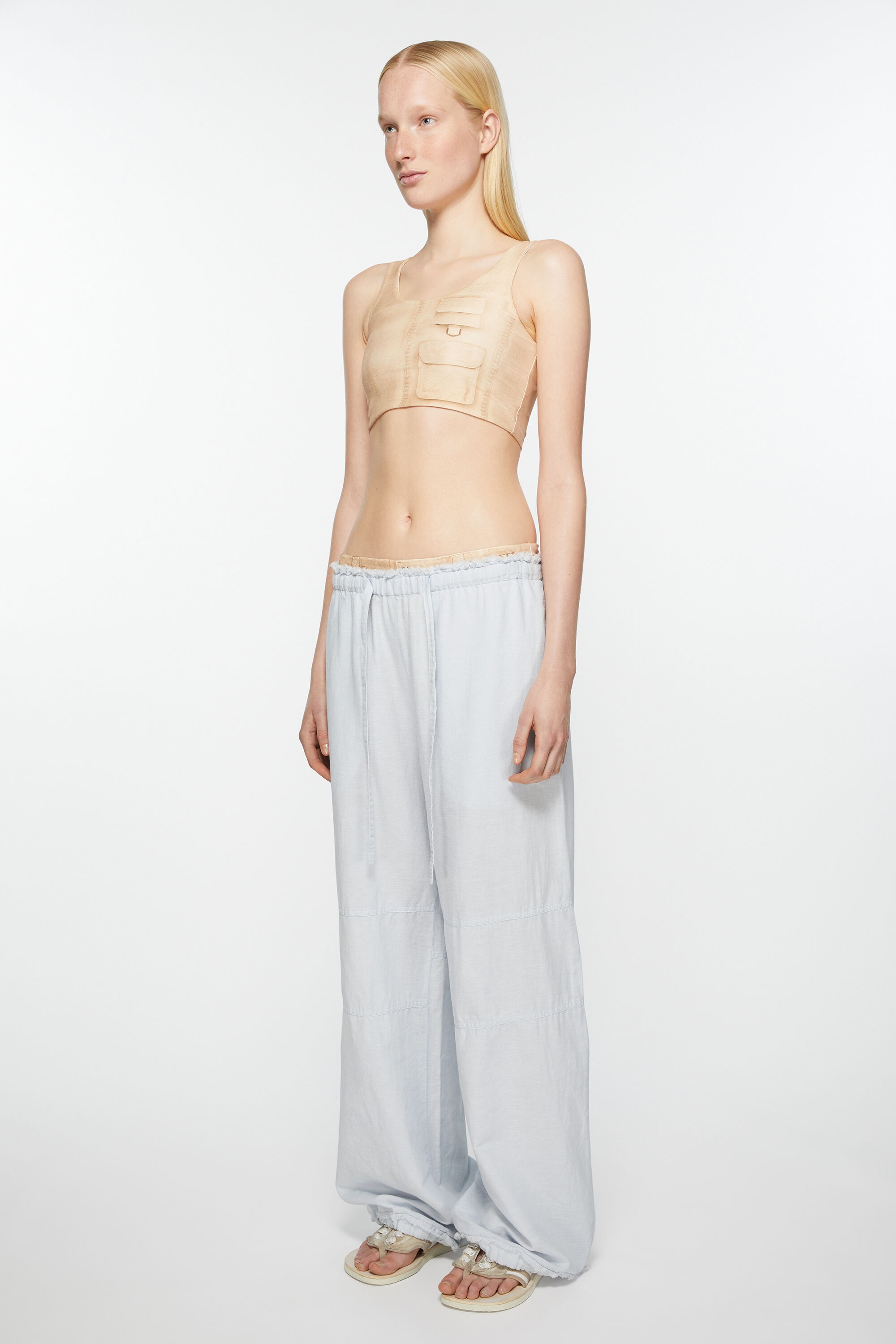 Relaxed fit trousers - Pale blue - 3