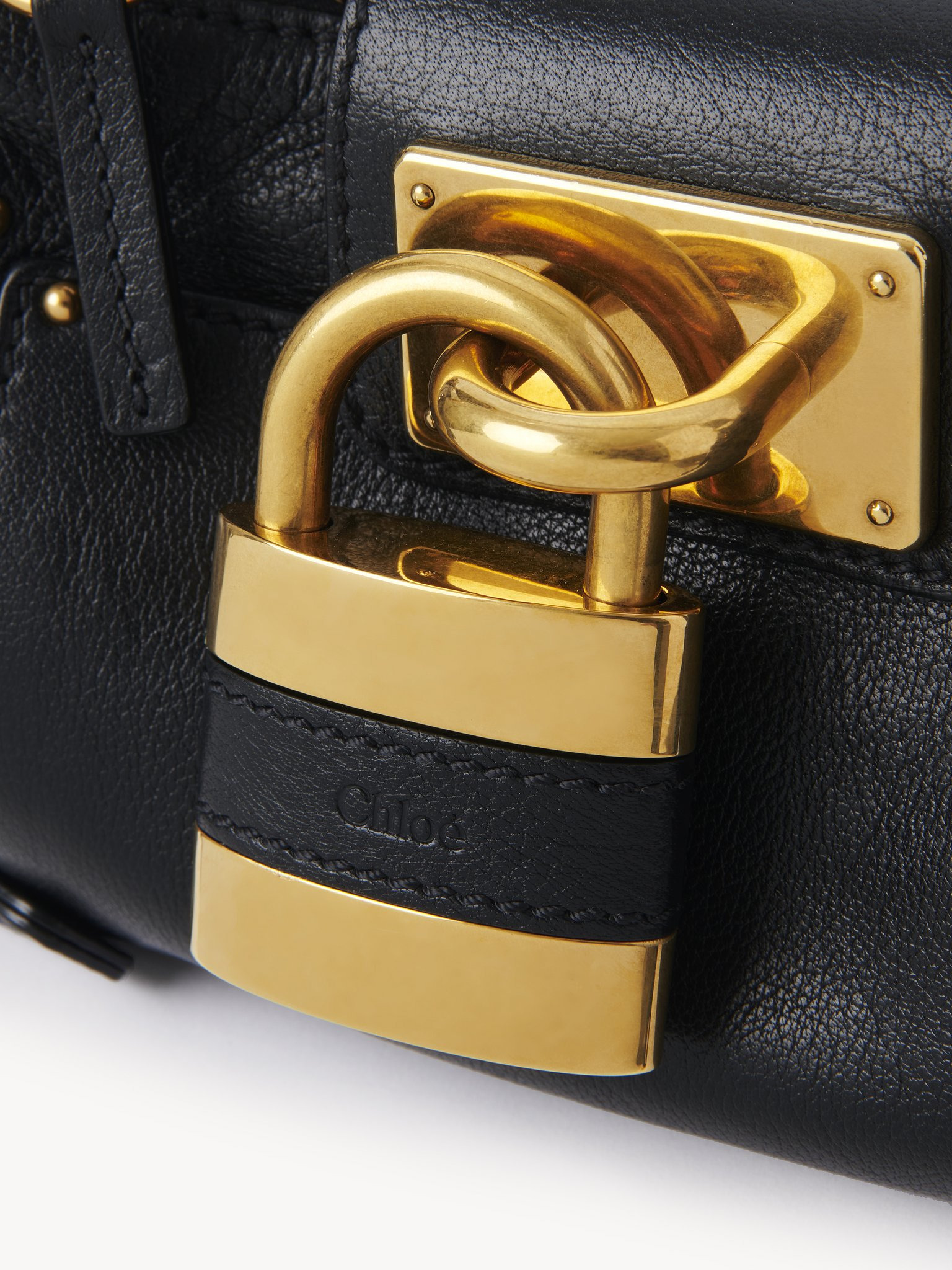 SMALL PADDINGTON CHAIN BAG IN GRAINED LEATHER - 7