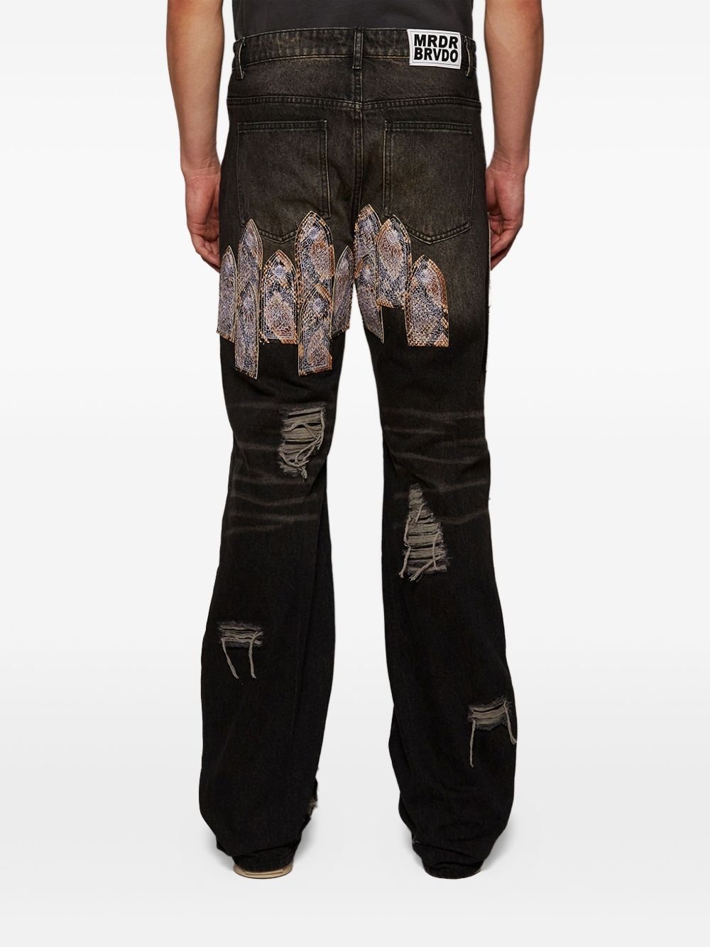 Patched Arch jeans - 5