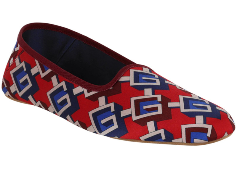 GUCCI Gucci Geometric G Print Slippers Multi outlook