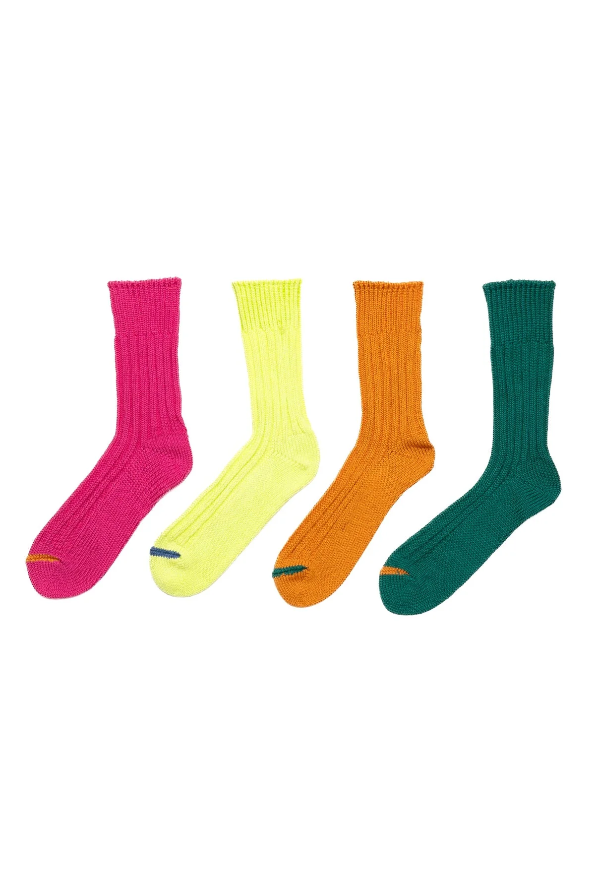 Chunky Ribbed Crew Socks - 1