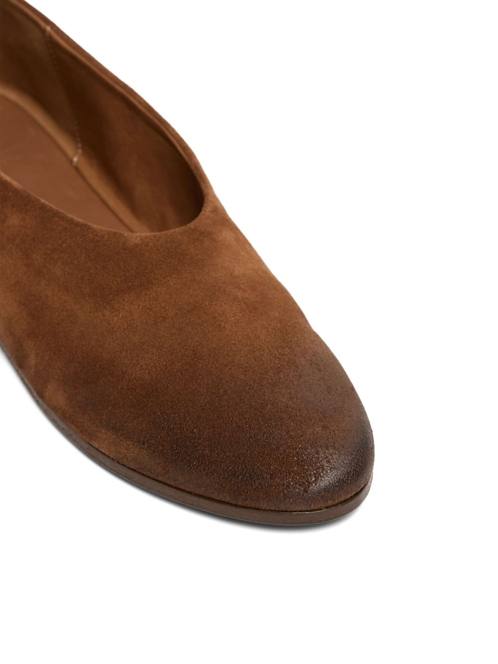 Coltellaccio suede ballet flats - 4