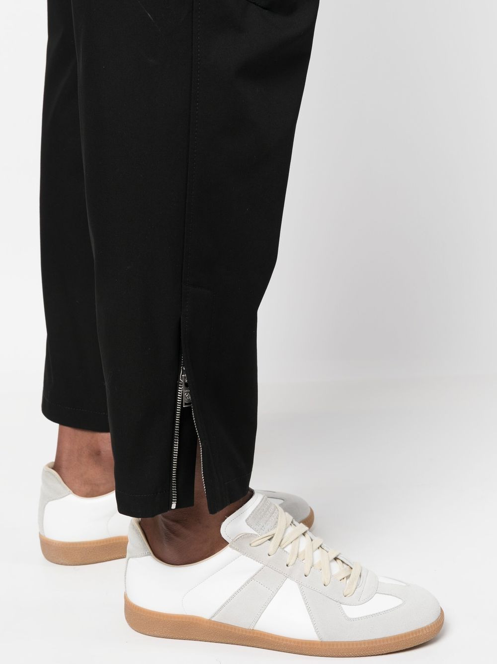 straight-leg wool-blend trousers - 5