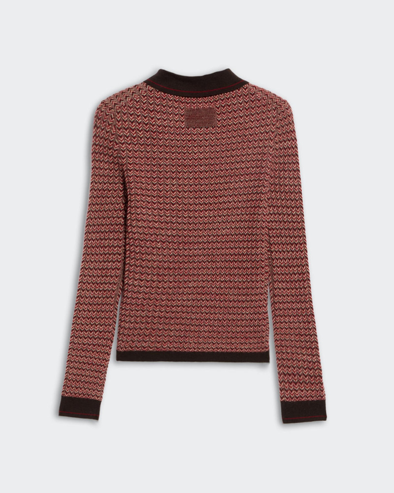 Chevron L/S Shrunken Polo 4
