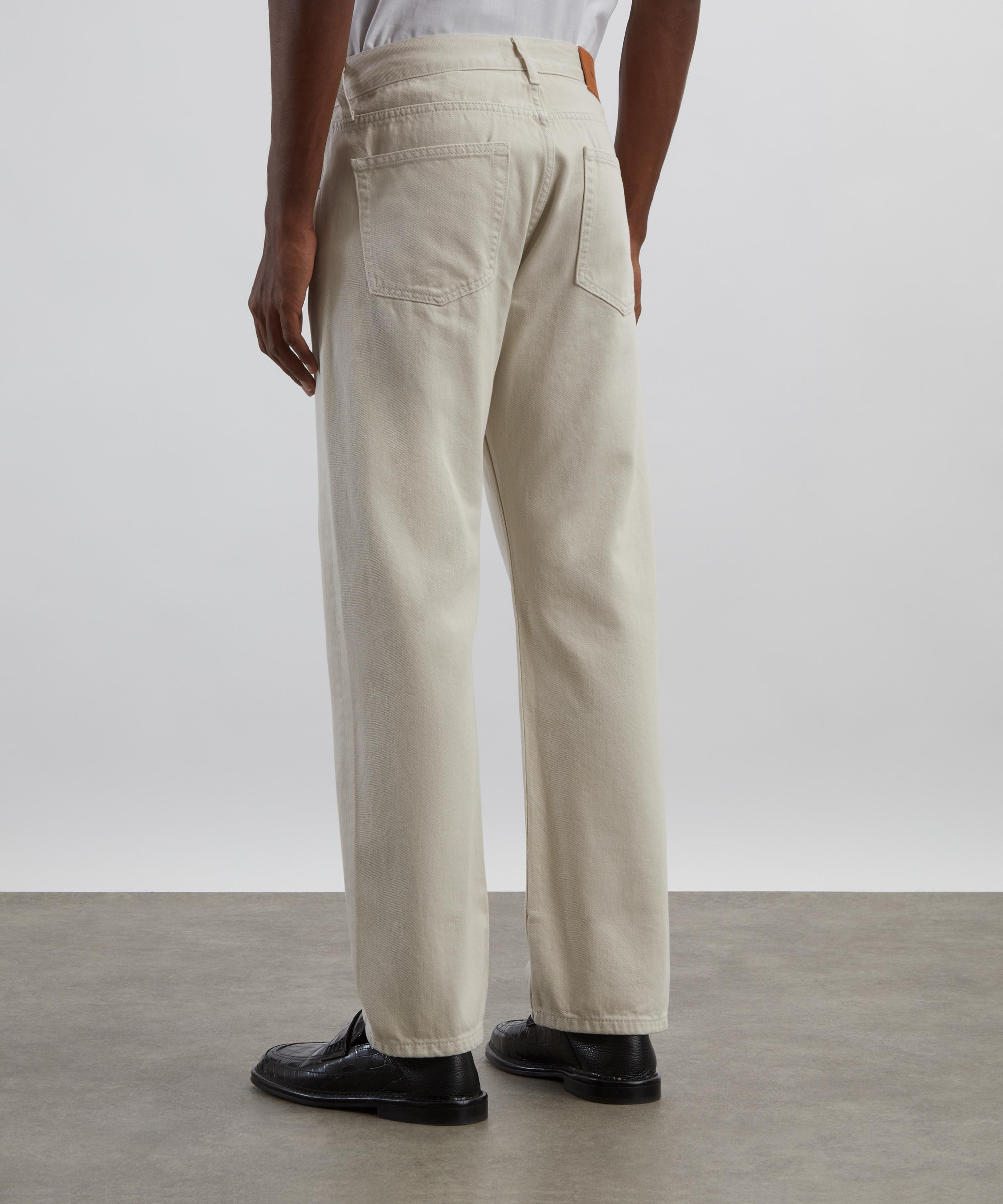 Ivory Sonny Straight-Leg Regular Fit Jeans - 4