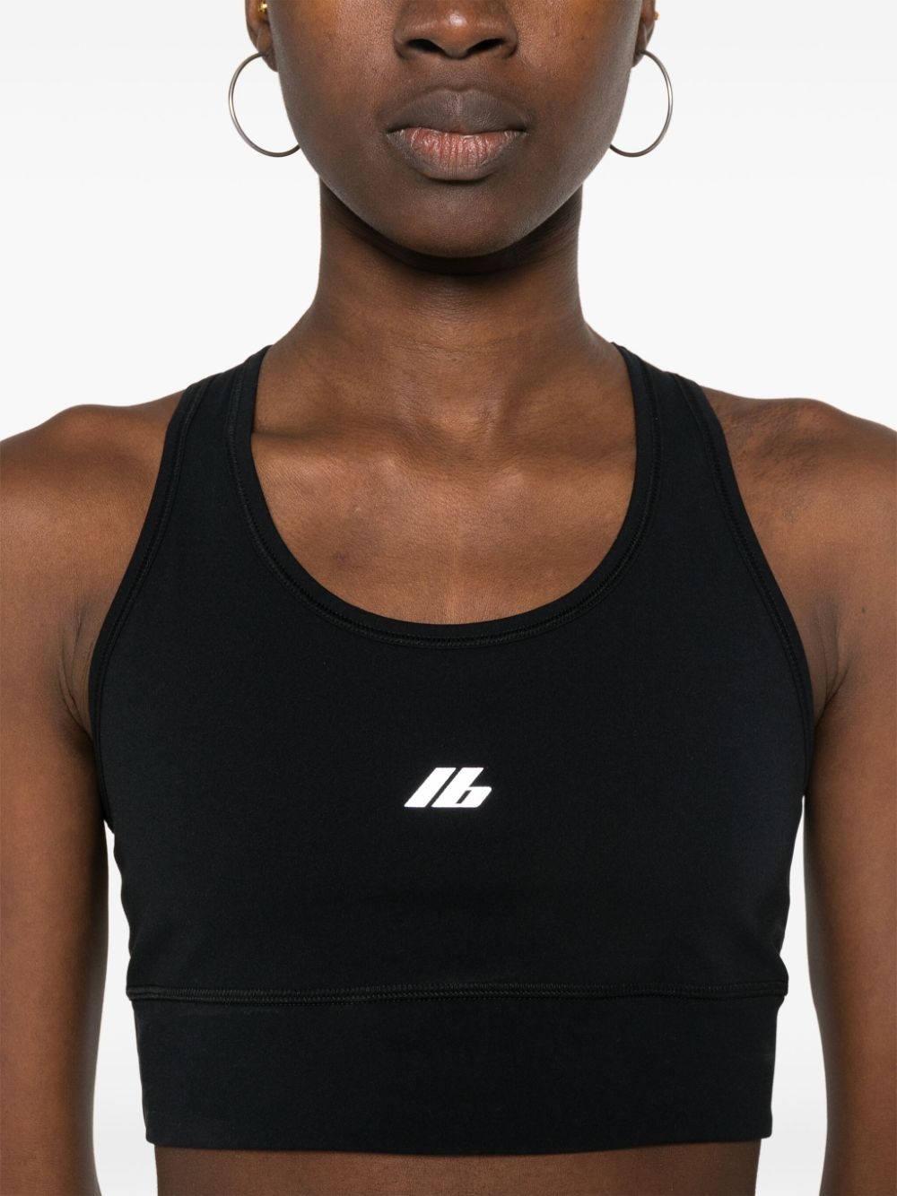 reflective-logo bra top - 5