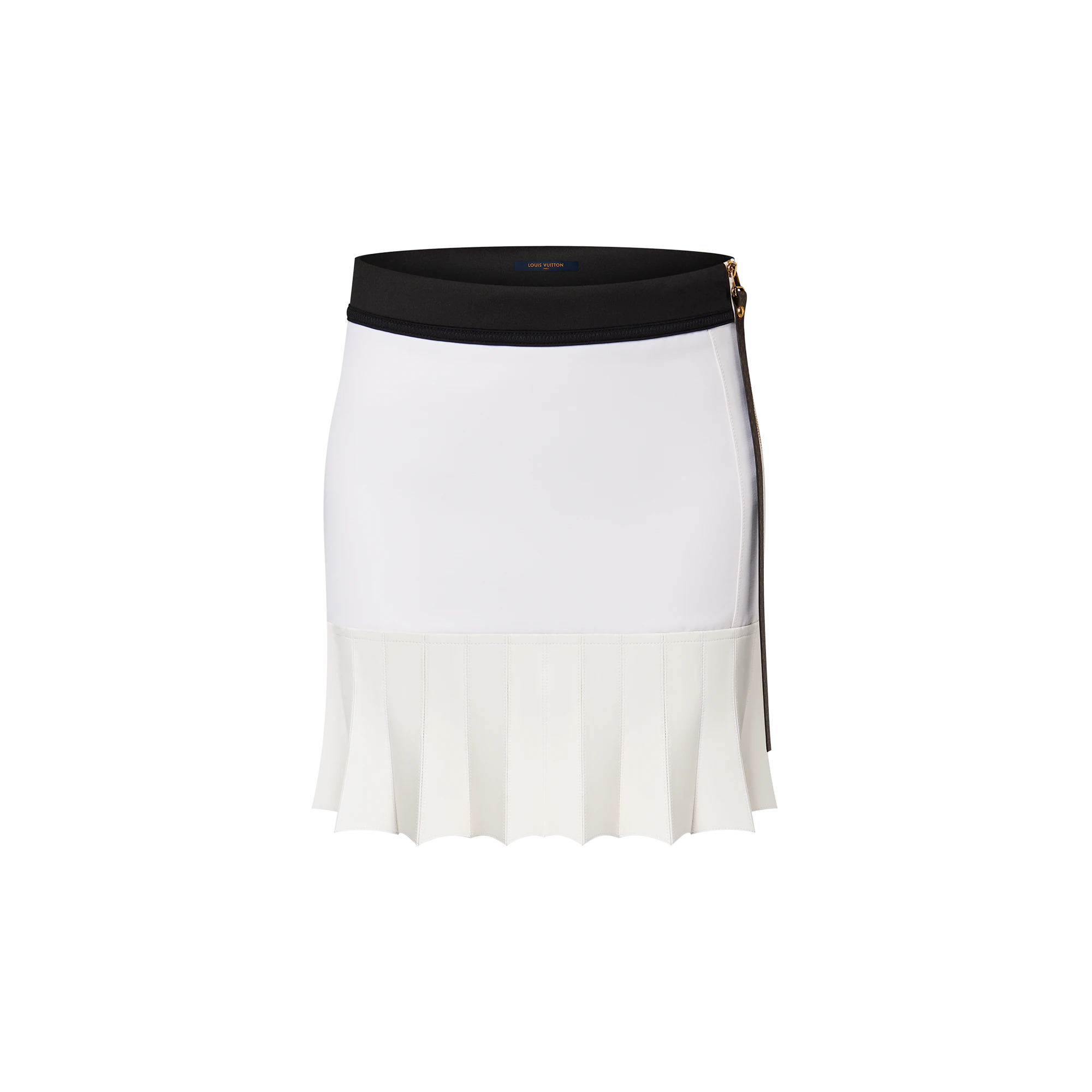 Fin Flounce Mikado Mini Skirt - 1