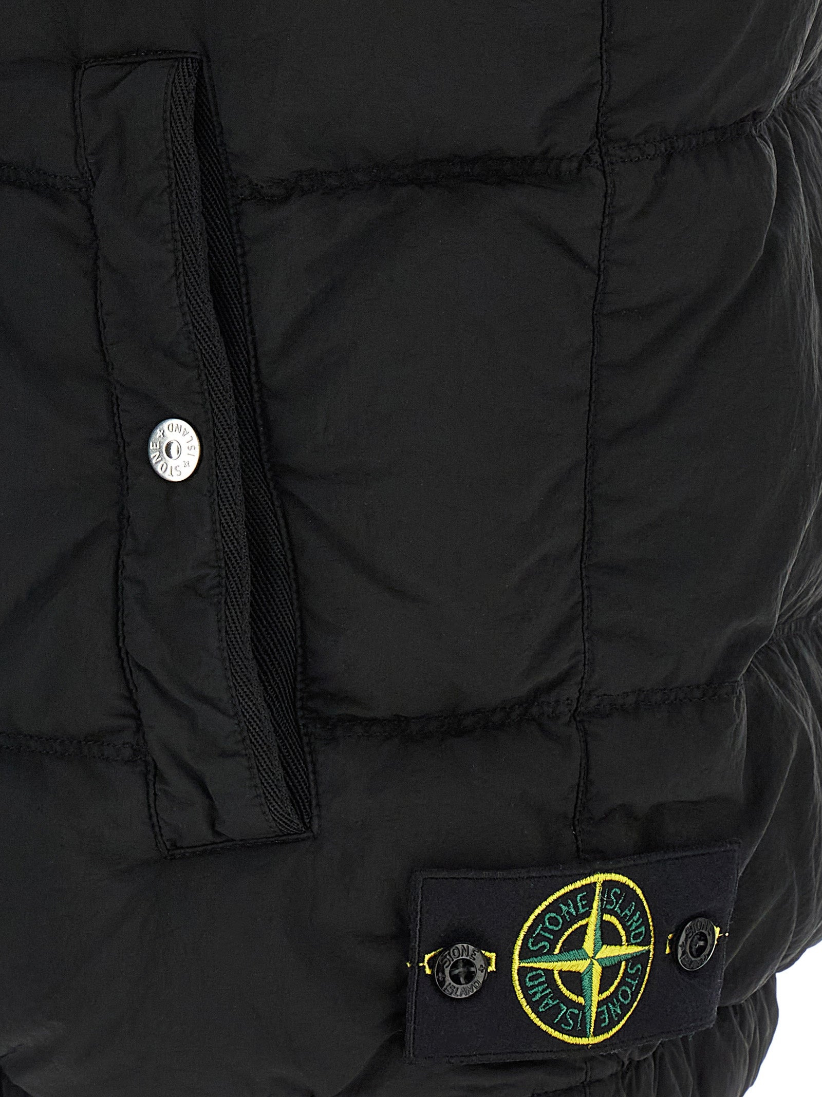 Nylon Metal Vest Gilet Black - 4