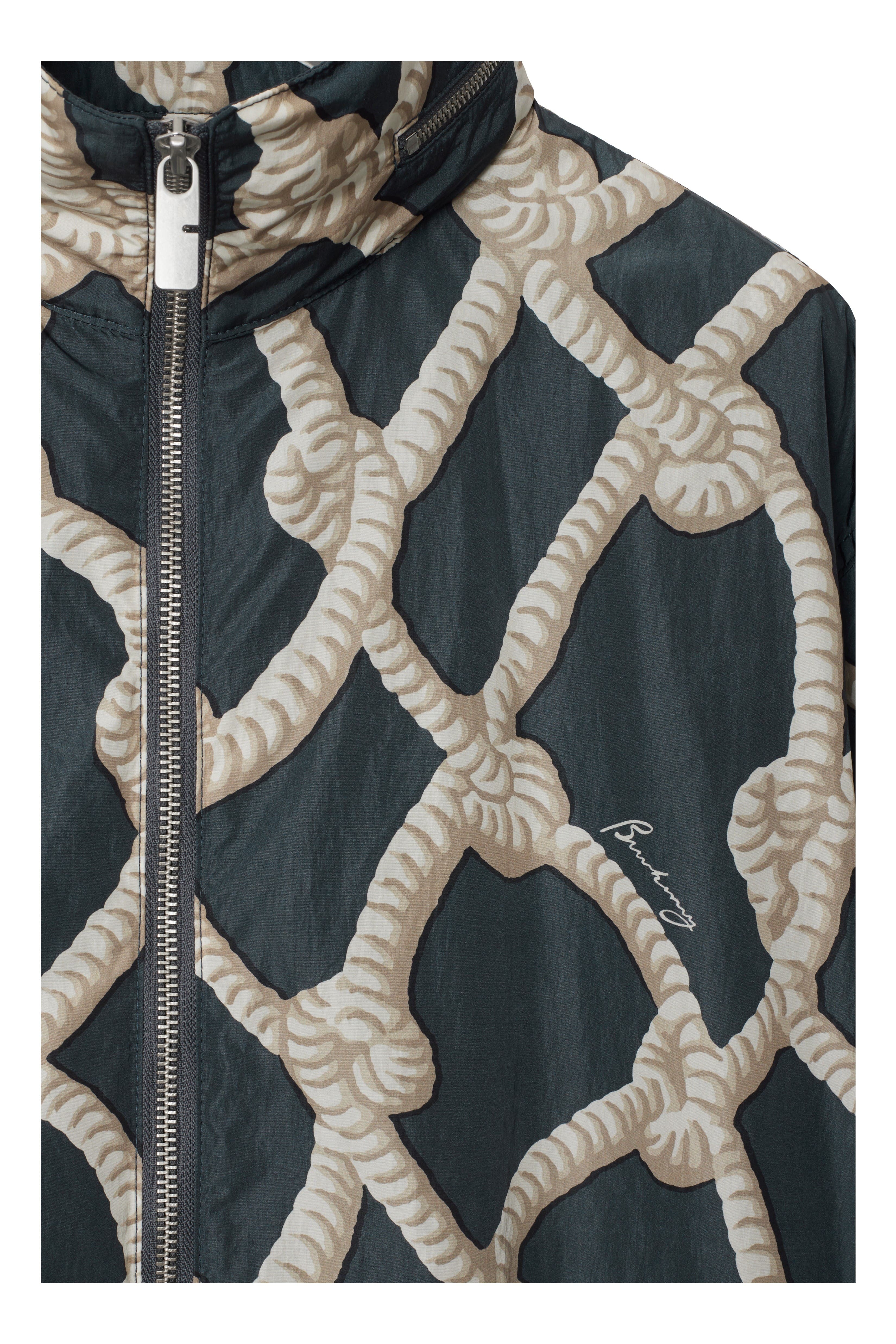 burberry Knot Nylon Jacket in Magnet at Nordstrom - 6