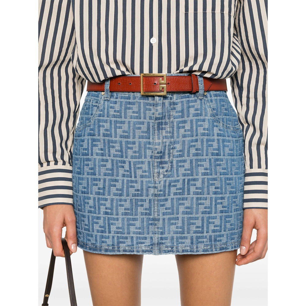 Fendi Blue Skirts - Fitted Skirts Women - 2
